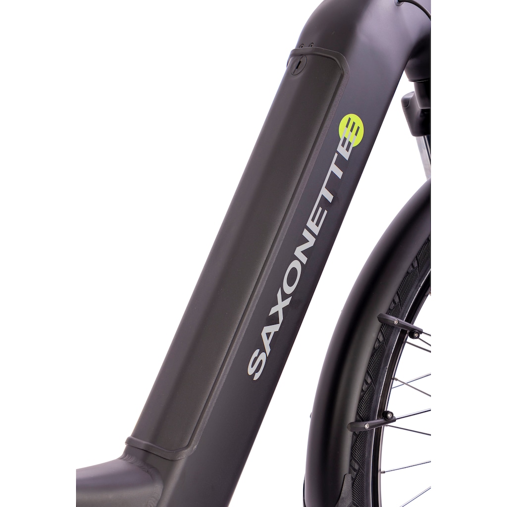 SAXONETTE E-Bike »Quantum Sport Wave«, 10 Gang, Shimano, Mittelmotor 250 W