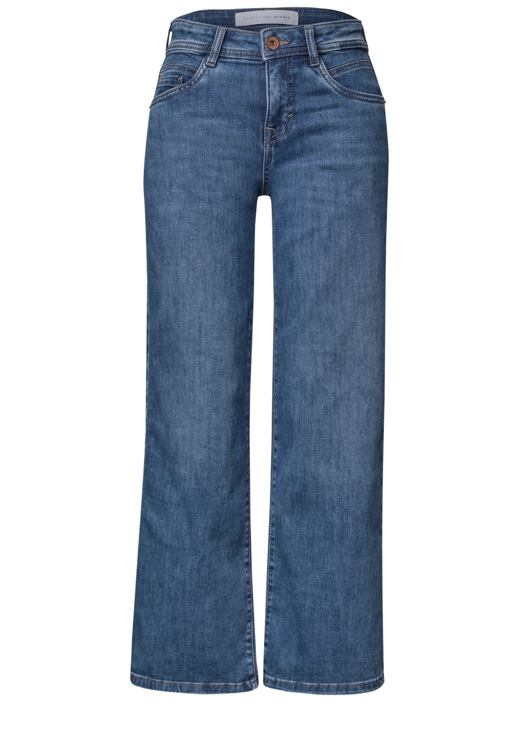 STREET ONE STUDIO Loose-fit-Jeans 5-Pocket-Style