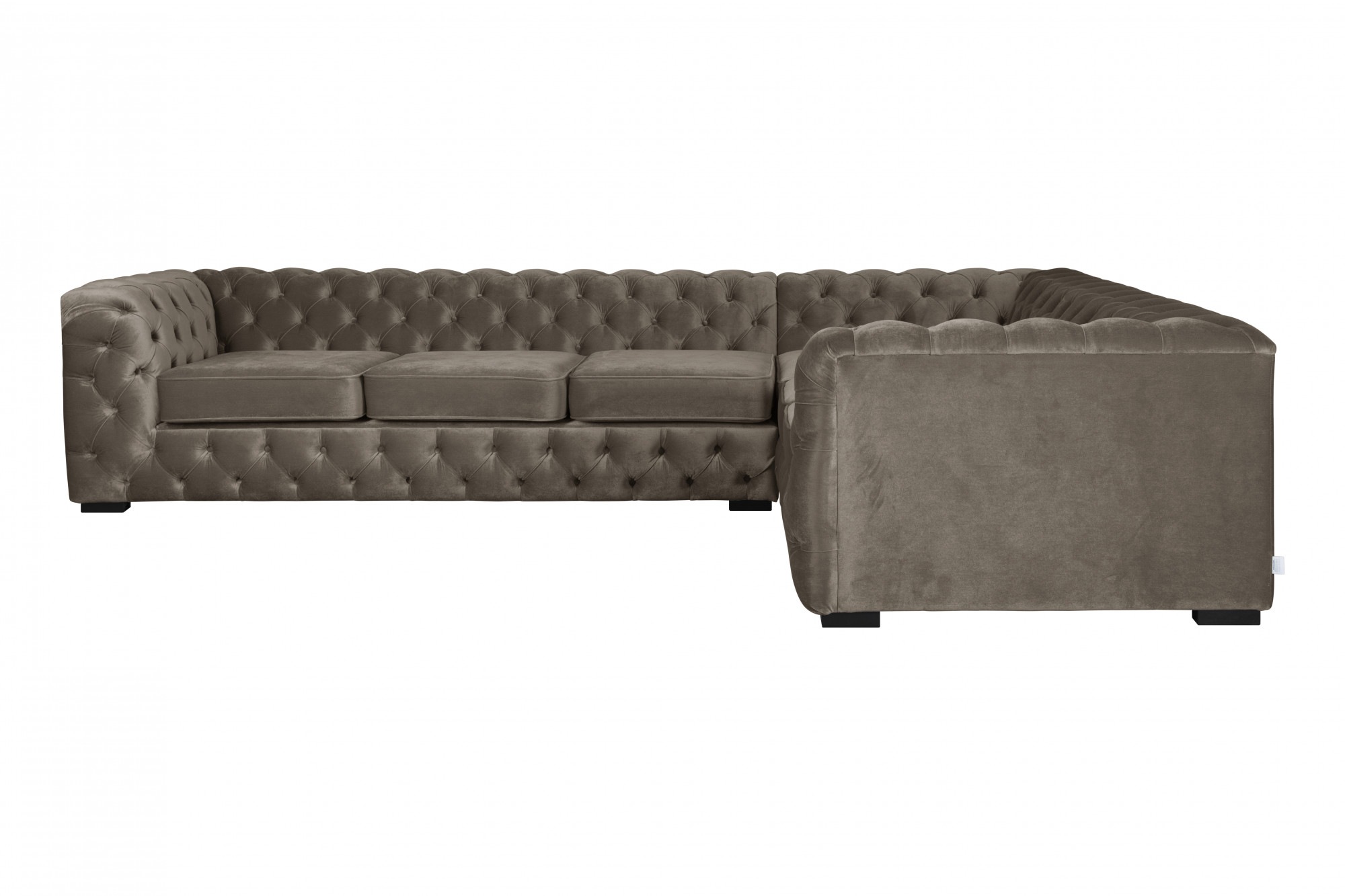 Home affaire Chesterfield-Sofa "KALINA L-Form" hochwertig Chesterfield-Ausf günstig online kaufen