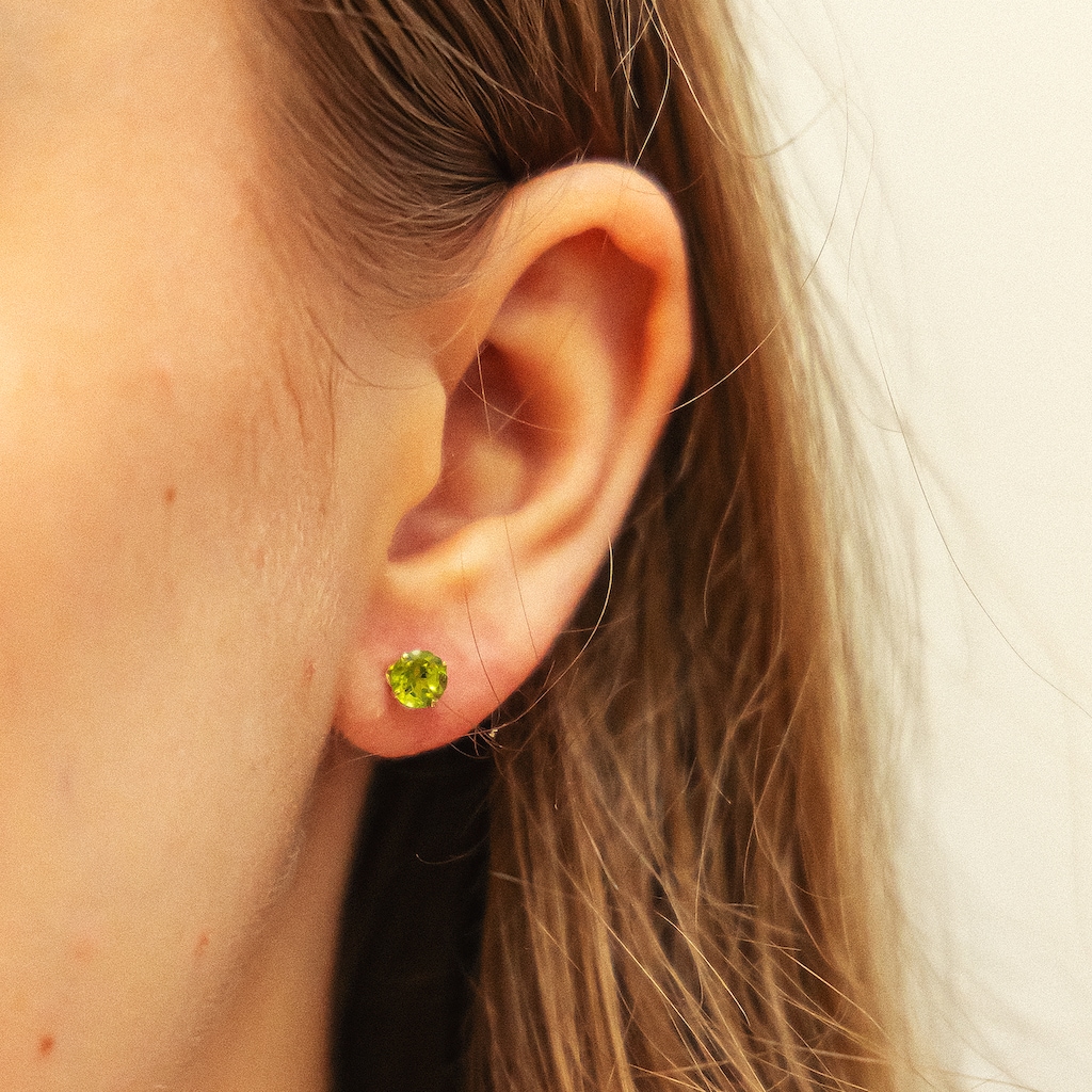 Fascination by Ellen K. Paar Ohrstecker »333 Gold Peridot 5mm«