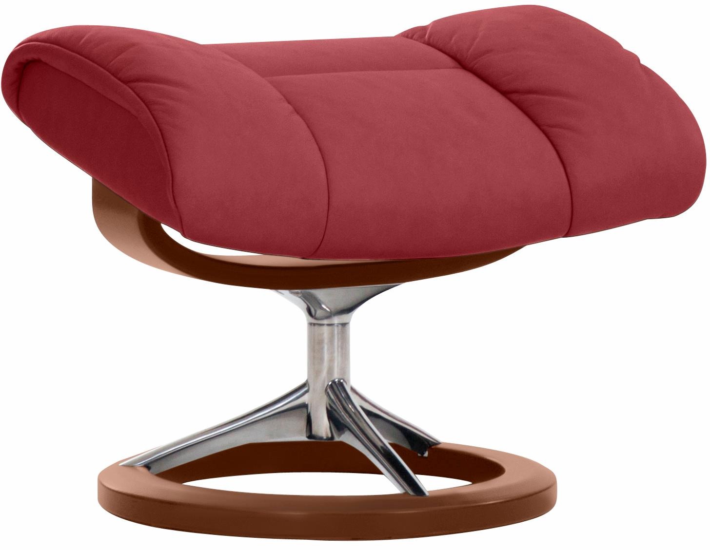 Thumbnail - Stressless Relaxsessel "Ruby" Set, Relaxsessel mit Hocker, mit Signature Base, Größe M, Gestell Eiche, Wenge, Braun & Sc...