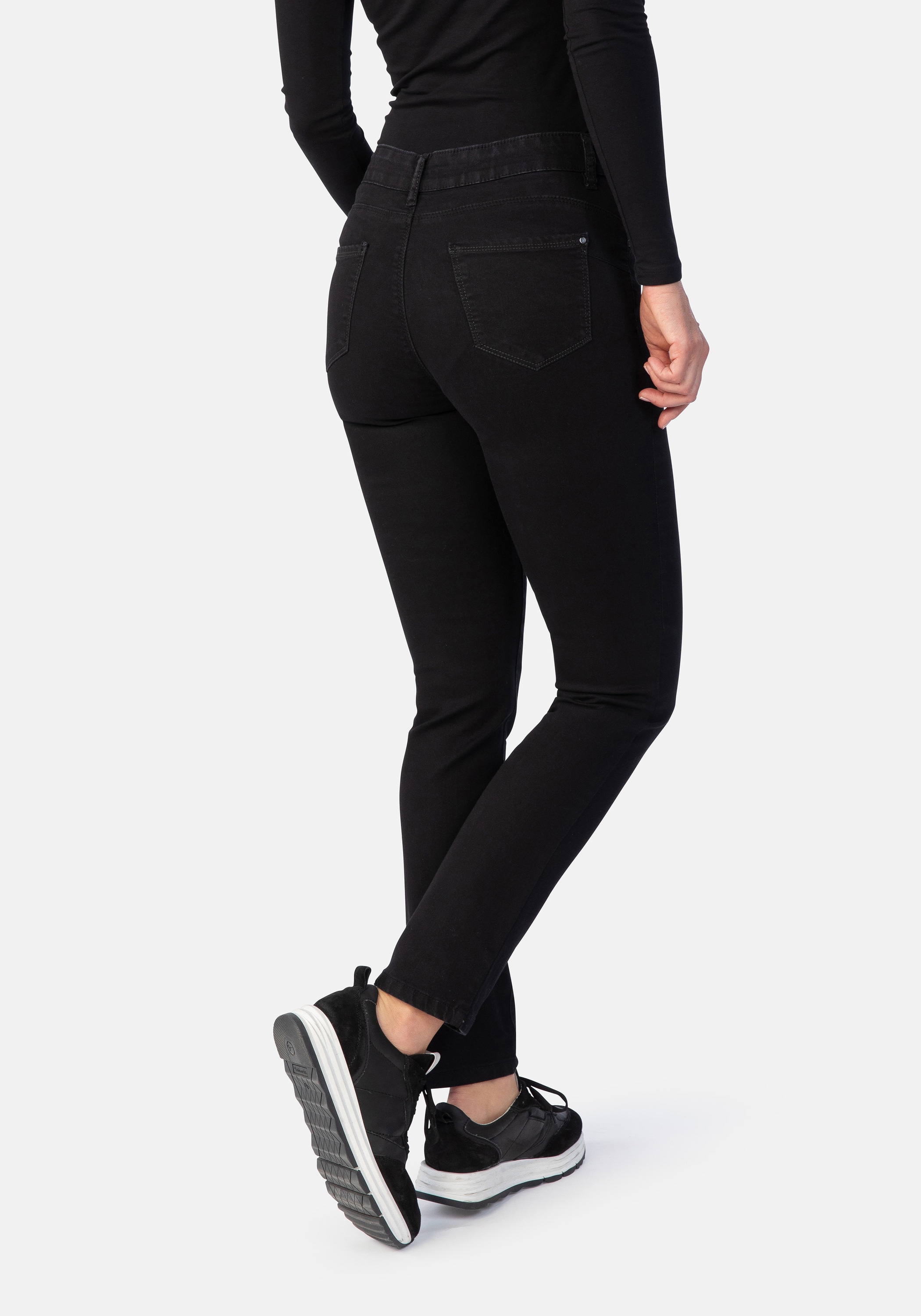 STOOKER WOMEN 5-Pocket-Jeans »Milano Denim Basic Magic Shape Fit«, Casual Clean Wash Denim Jeans Magic Shape Effekt für Damen