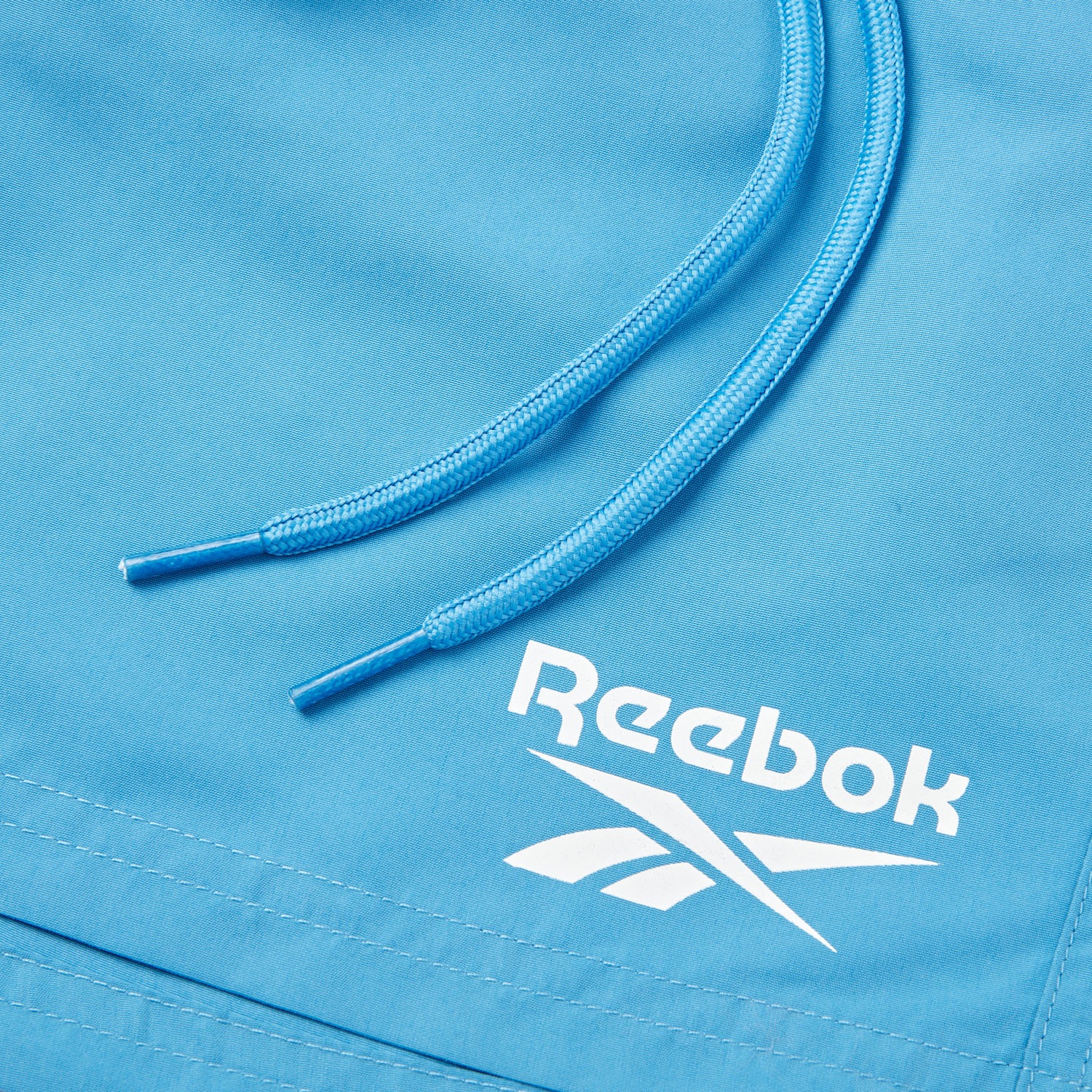 Badeshorts REEBOK "Yale", Herren, Gr. M, N-Gr, blau (essential blau), Microfaser, Polyester, clean, unifarben, Badehosen Badeshorts, mit Kordelzug und elastischem Bund, mit Logo, basic 3
