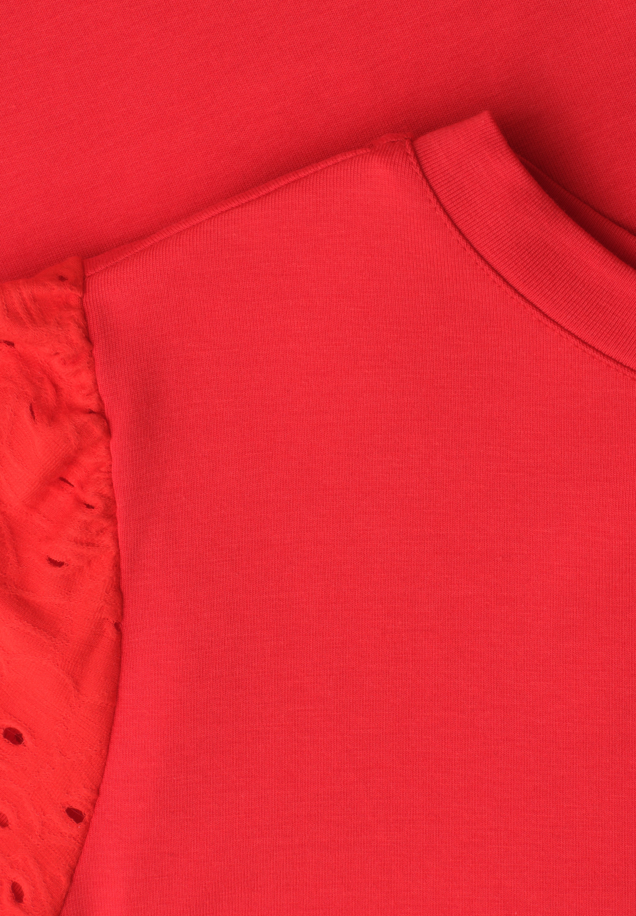STREET ONE STUDIO Spitzenshirt im soften Baumwoll-Mix