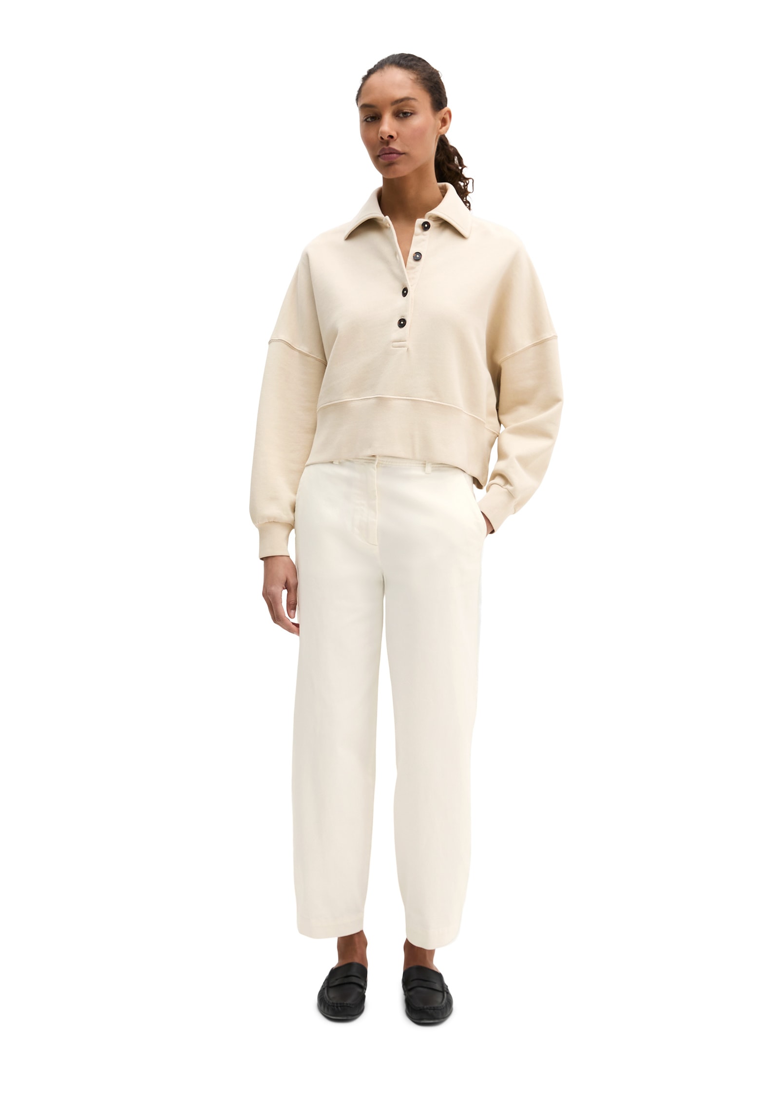 Marc O'Polo Sweatshirt »mit recycelter Baumwolle«
