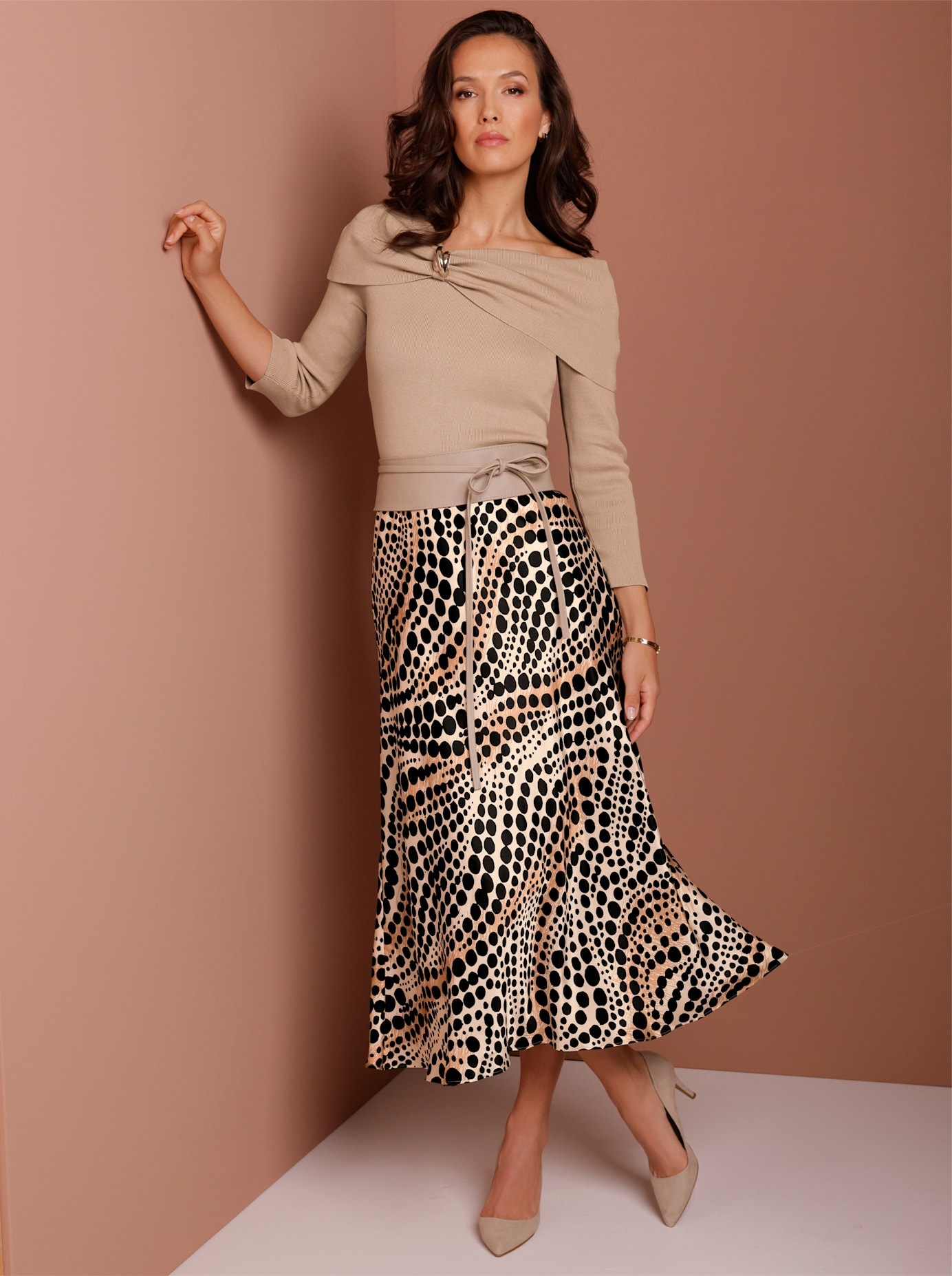 CREATION L PREMIUM 3/4 Arm-Pullover "Seiden-Mix-Pullover" günstig online kaufen