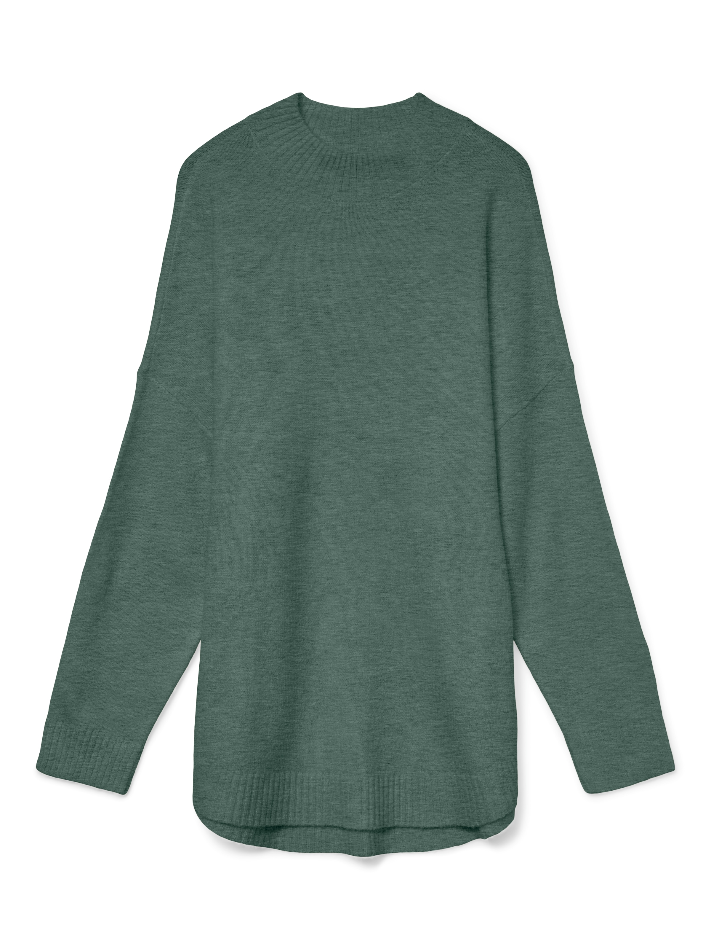 Vero Moda Strickpullover »VMPLAZA LS HIGHNECK LONG PULLOVER GA BOO«