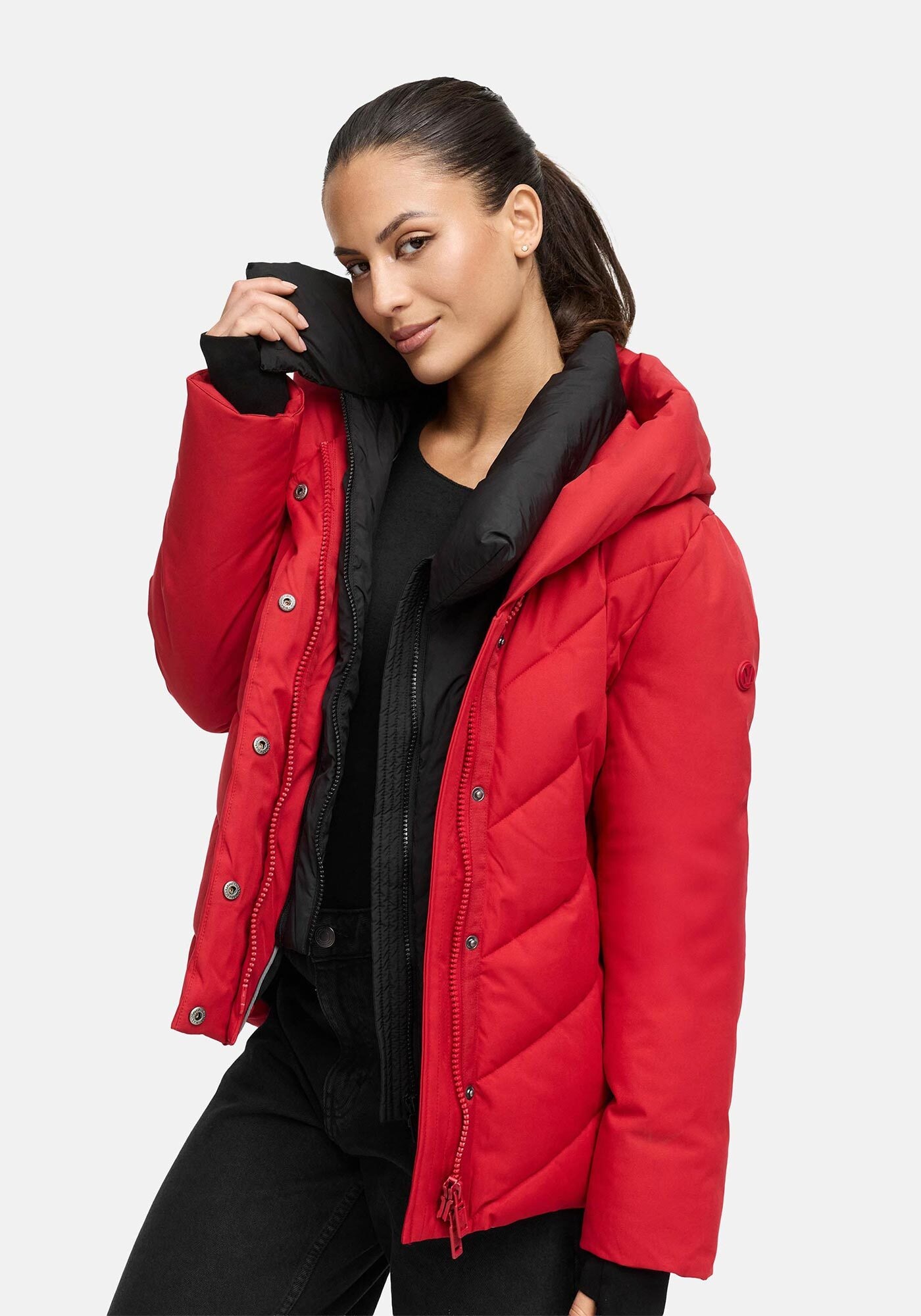 Marikoo Winterjacke »Nadiraa«, 2-in-1 Funktion Herausnehmbare Polyester-Innenteil