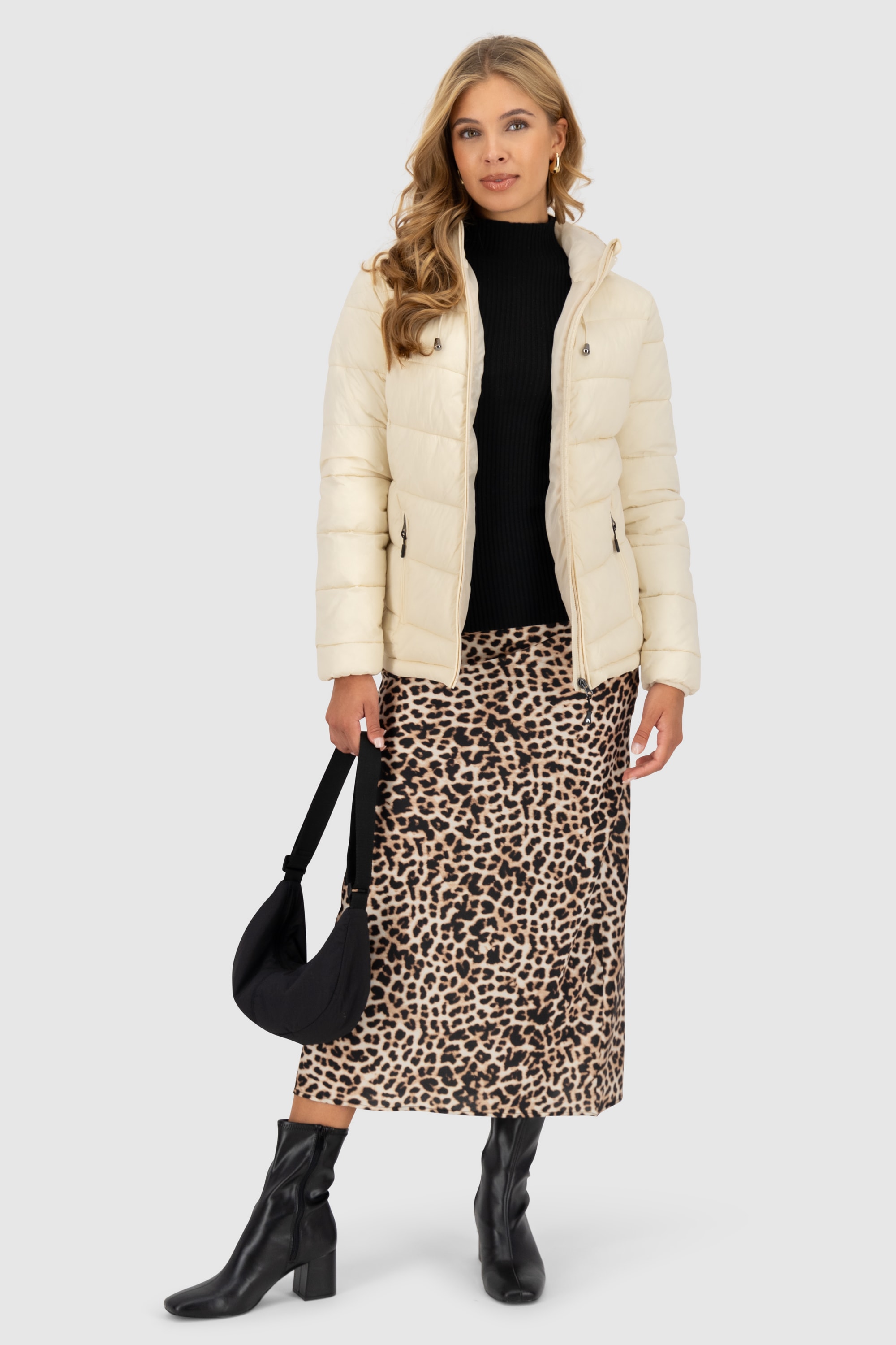 Alife & Kickin Winterjacke »Damen LirazAK A«, Ultraleichte taillierte Steppjacke mit Kapuze