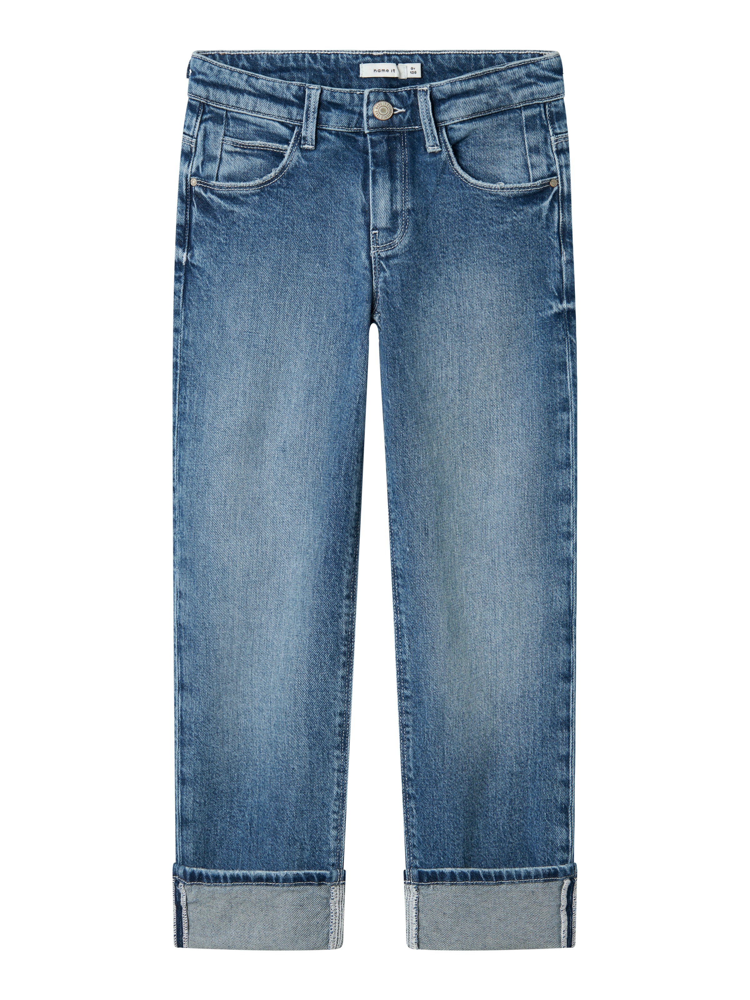 Name It Straight-Jeans »NKFROSE STRAIGHT FOLD JEANS 4224-AZ NOOS«