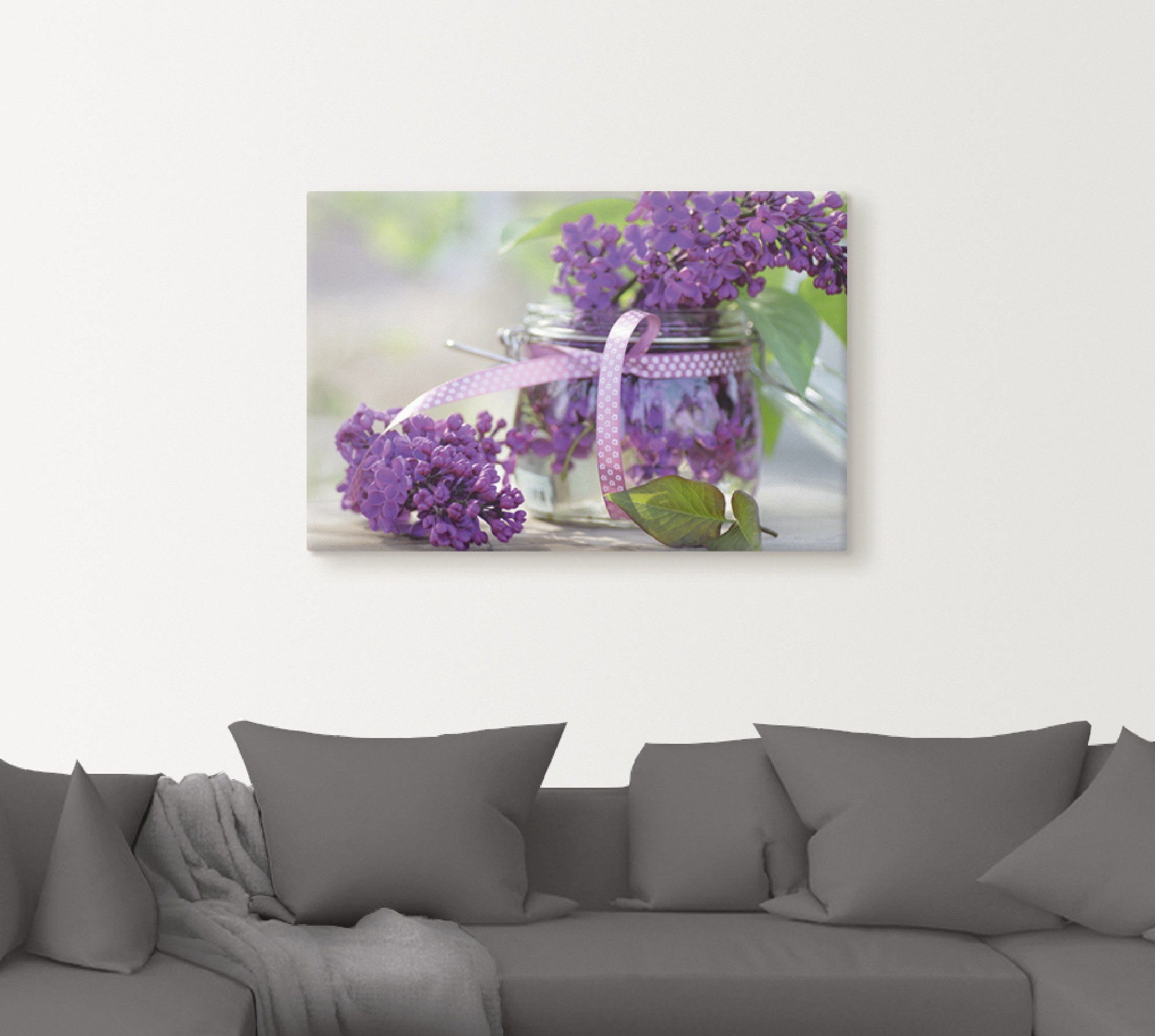 Artland Wandbild »Flieder Strauss«, Blumen, (1 St.), als Leinwandbild, Poster, Wandaufkleber in verschied. Größen