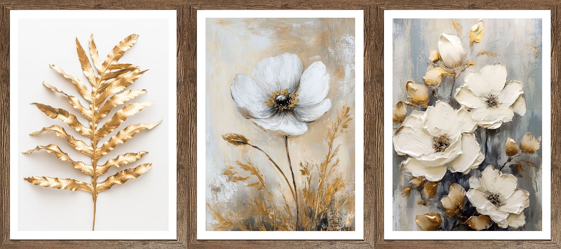 Bönninghoff Bild mit Rahmen 3 Stk. tlg.