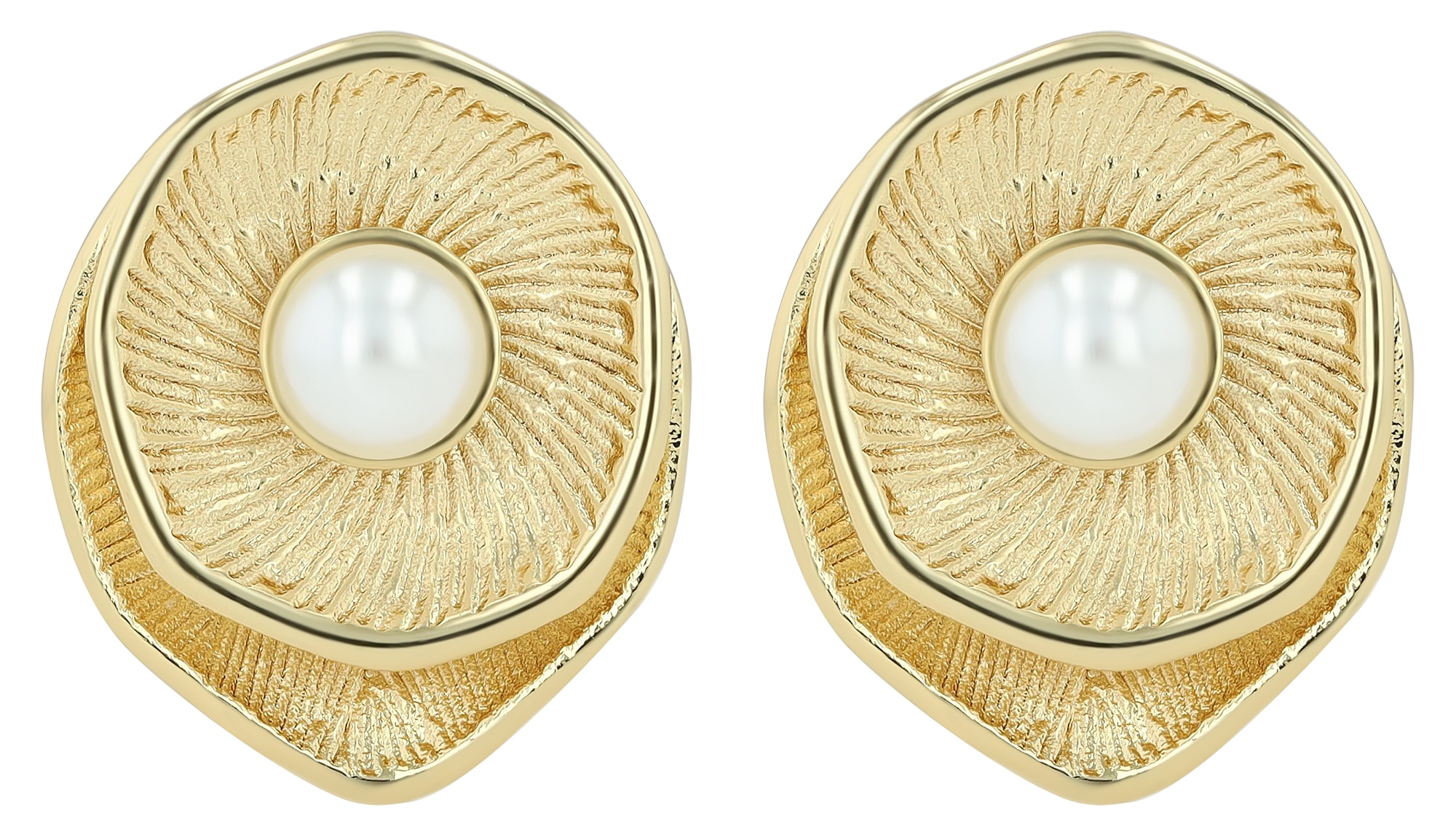 Adelia´s Paar Ohrhänger "Damen Ohrringe – Ohrstecker aus Edelstahl mit Perl günstig online kaufen