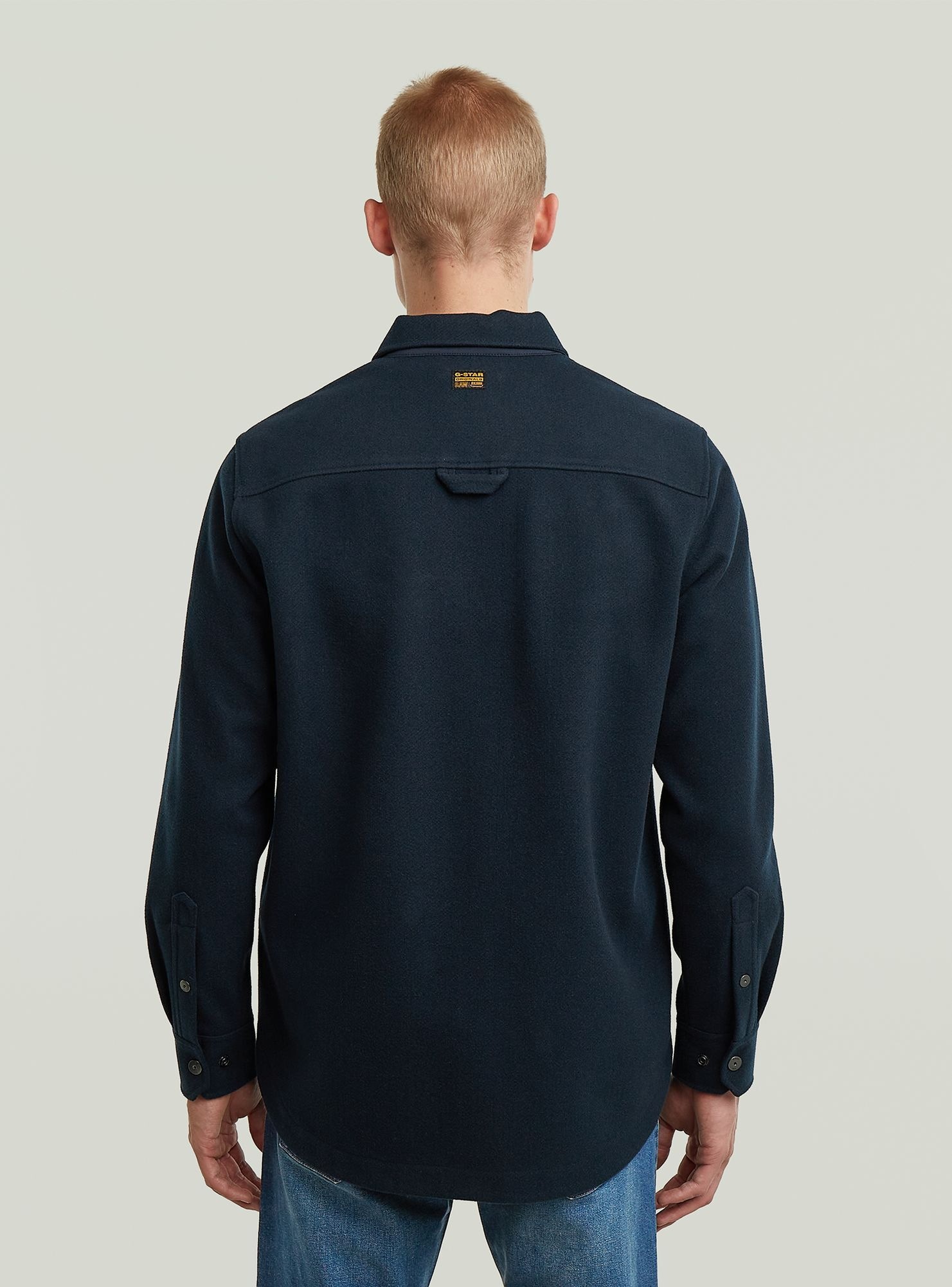 G-STAR Langarmshirt "GPO Zip Overshirt" günstig online kaufen