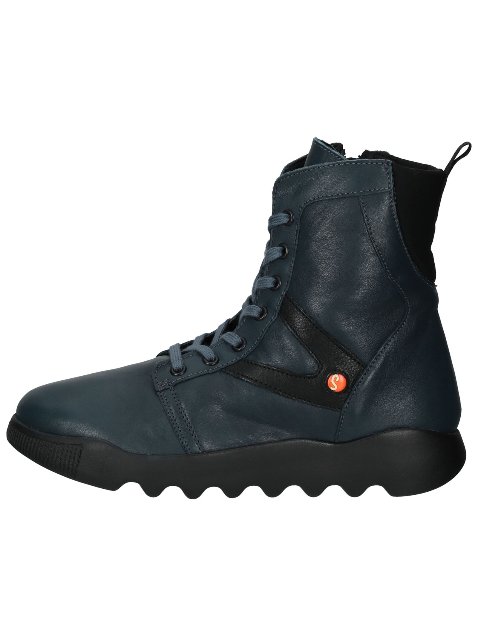 softinos Schnürstiefelette »softinos Stiefelette Leder/Textil«