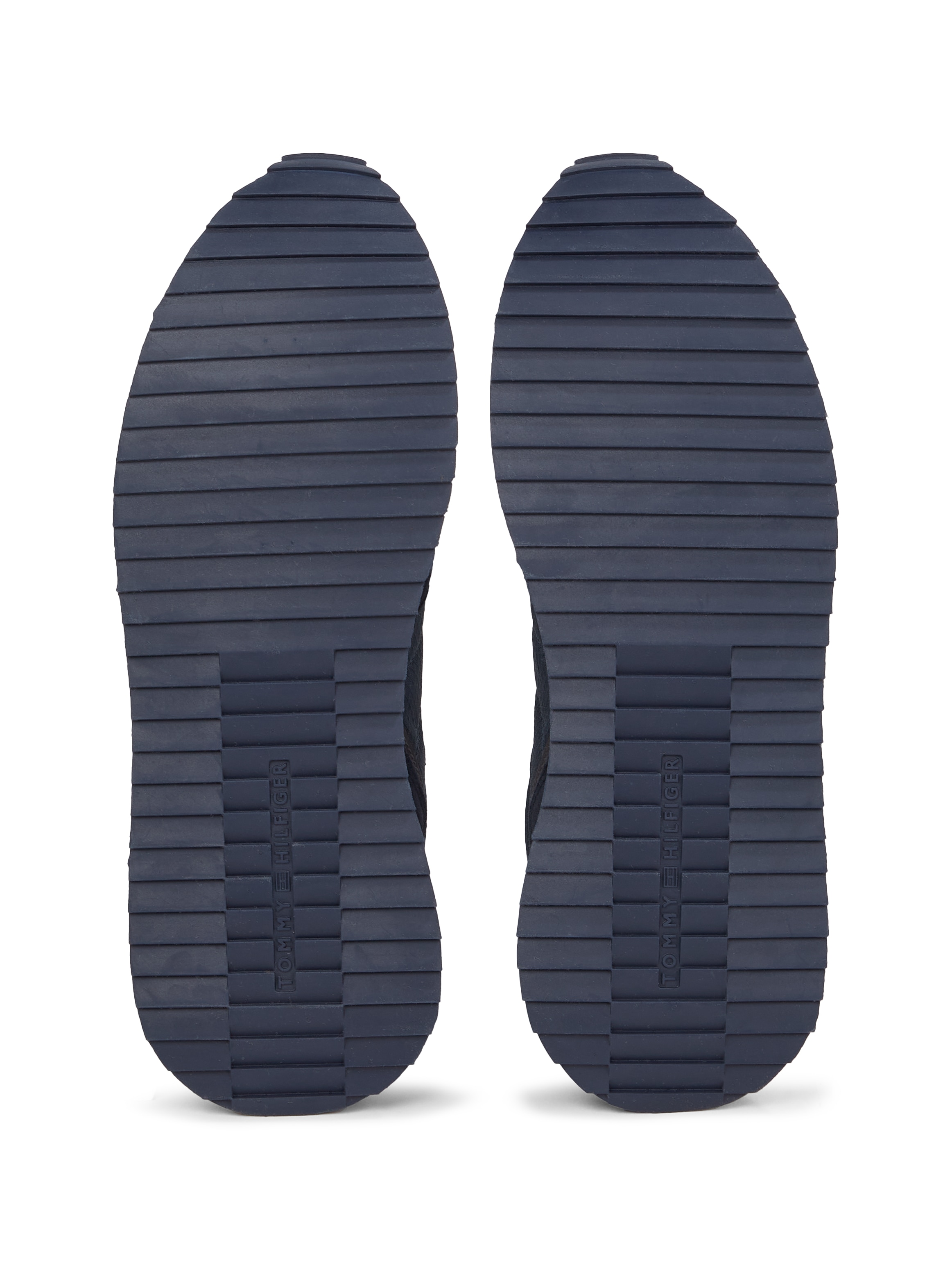Tommy Hilfiger Sneaker »RUNNER EVO MIX BLOCK«, Freizeitschuh, Halbschuh, Schnürschuh mit Streifen in Tommy Farben