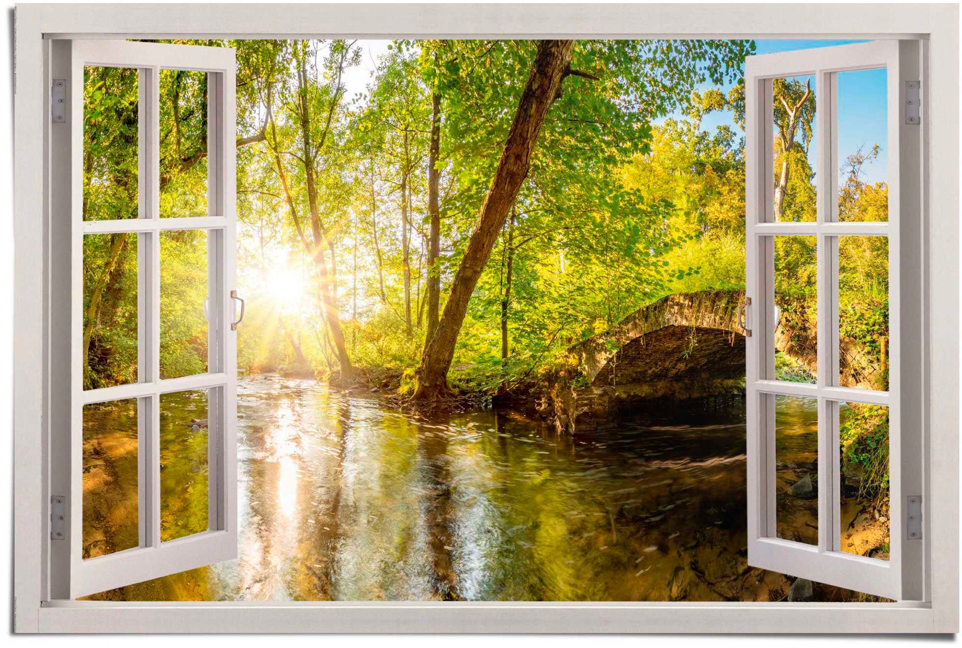 Reinders Poster "Sonnestrahlen im Wald" günstig online kaufen