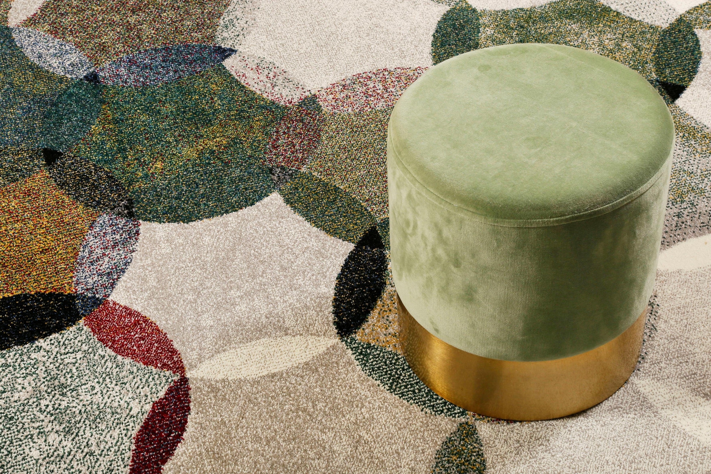 Esprit Teppich »Modernina ESP-3378«, rechteckig, 13 mm Höhe, weicher Kurzflor in modernem Design, Wohnzimmer, Schlafzimmer, bunt