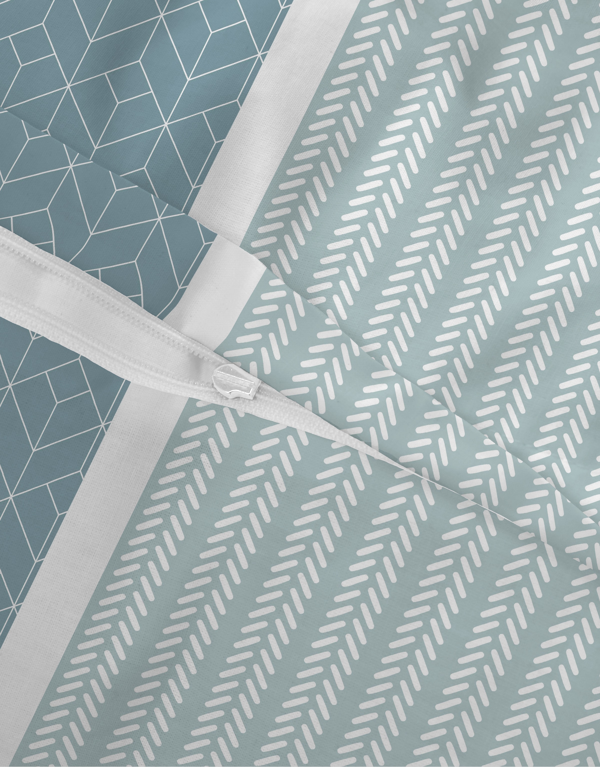Castell - Markenbettwäsche Bettwäsche »0350386 Polycotton-Biber Bettwäsche 69% Baumwolle, 31% Polyester« 2 wärmend weich, Reißverschluss, Winterbettwäsche, Streifen