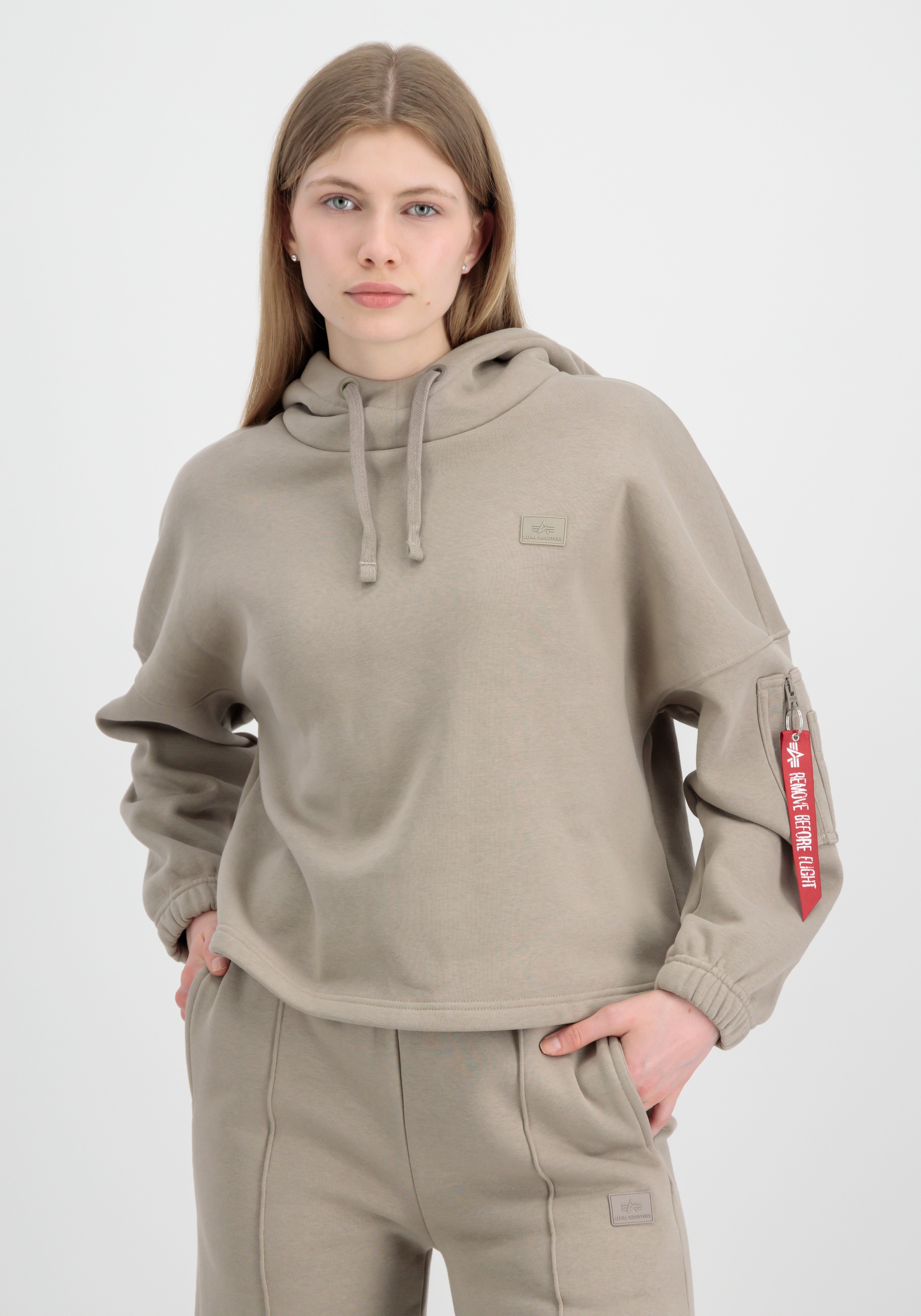 Alpha Industries Hoodie "X-Fit Label OS Hoodie Wmn" günstig online kaufen