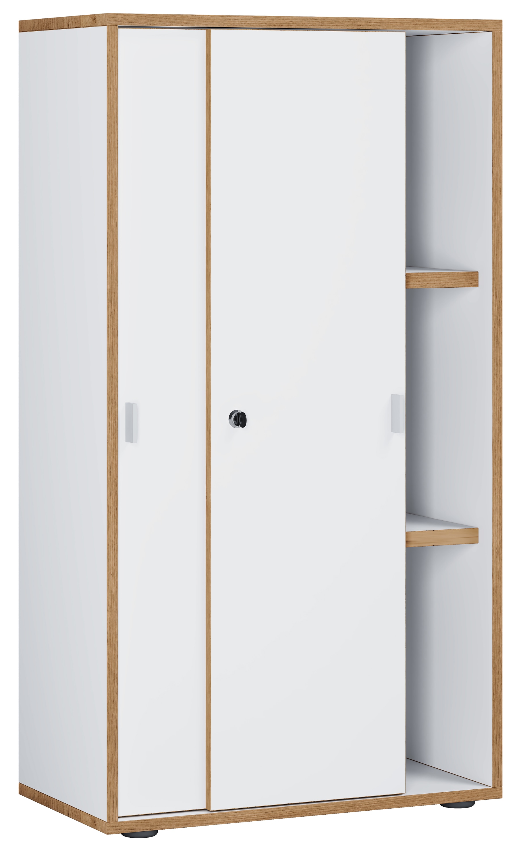 VCM Aktenschrank »Büroschrank Aktenschrank Schiebetüren Salia 3fach«, (1 St., VCM Salia)