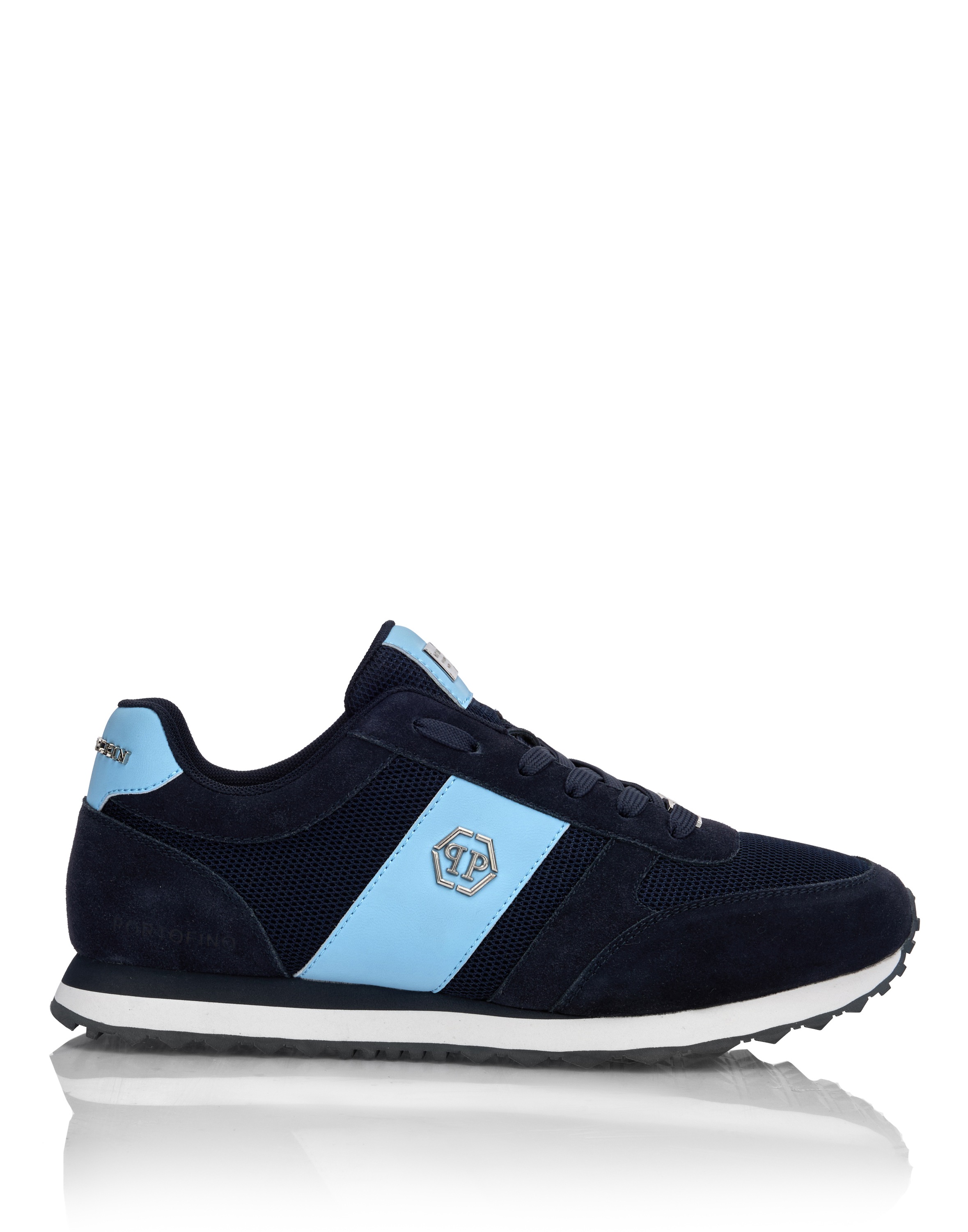 Philipp Plein Hexagon Sneaker Dunkelblau/Hellblau 39 8