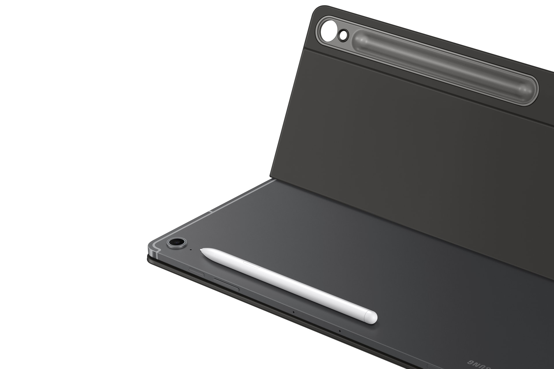 Samsung Tablet-Tastatur »Book Cover Keyboard Slim für Galaxy Tab S10 FE+«, (Funktionstasten)