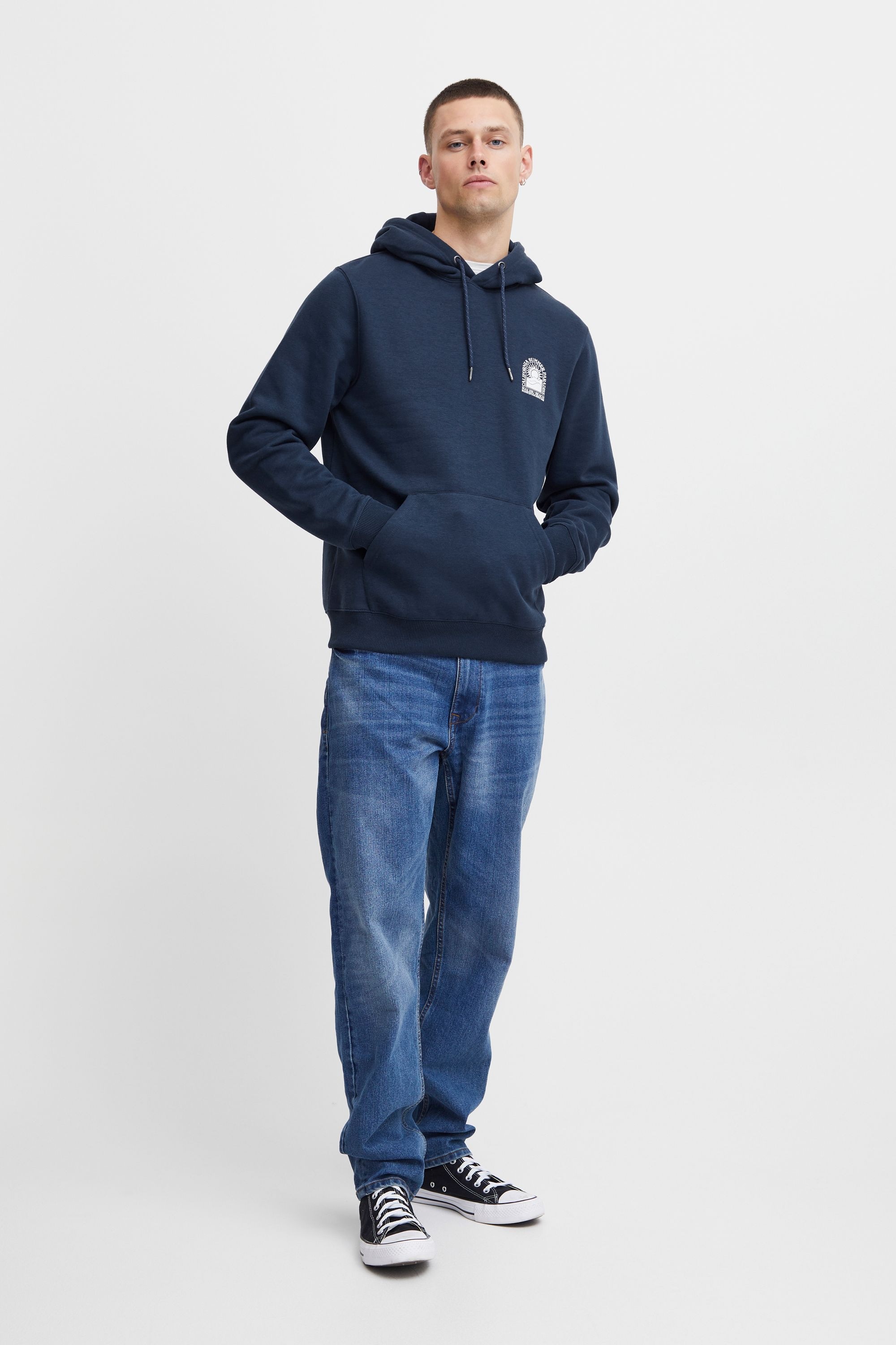 Blend Kapuzenpullover "BHSweatshirt", Lässiger Hoodie mit Rückenprint und K günstig online kaufen