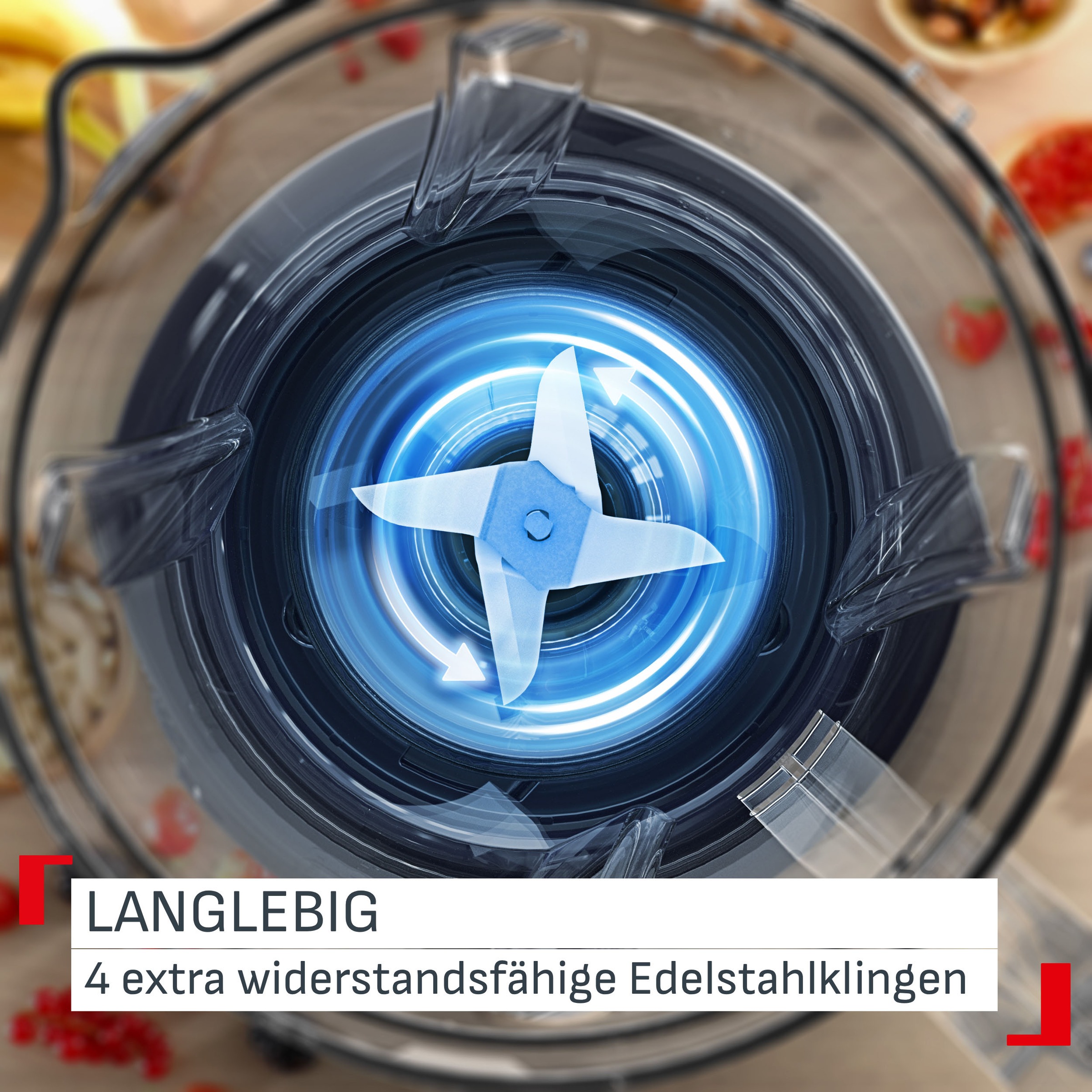 Tefal Standmixer »Blendforce Essential« 450 W 1 L, 2 Geschwindigkeitsstufen, Pulsmodus, inkl. Zerkleinerer