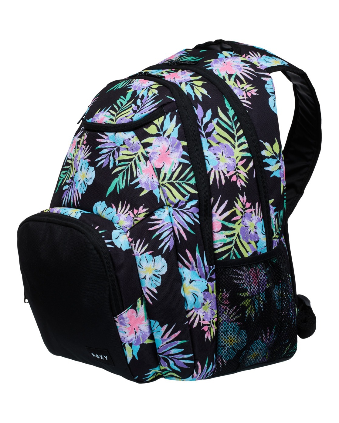 Tagesrucksack ROXY "Shadow Swell Printed", Damen, anthrazit aquarella active rg, Polyester, Rucksäcke
