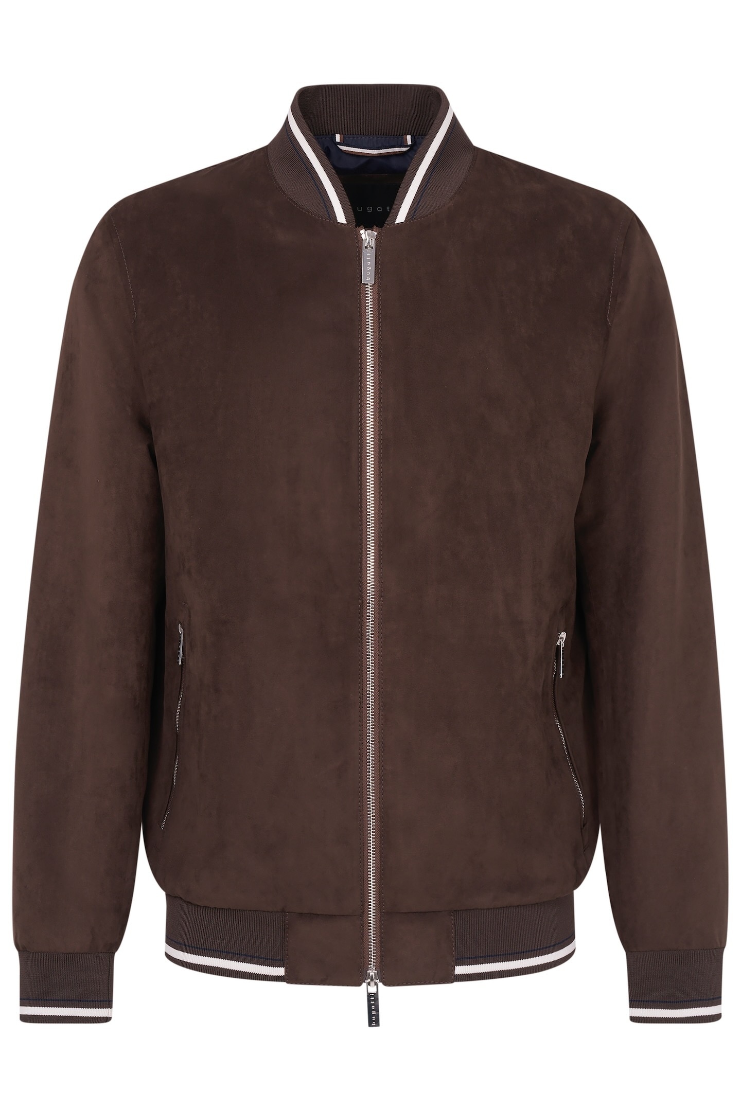 bugatti Blouson, ohne Kapuze, aus wasserabweisendem Velourleder