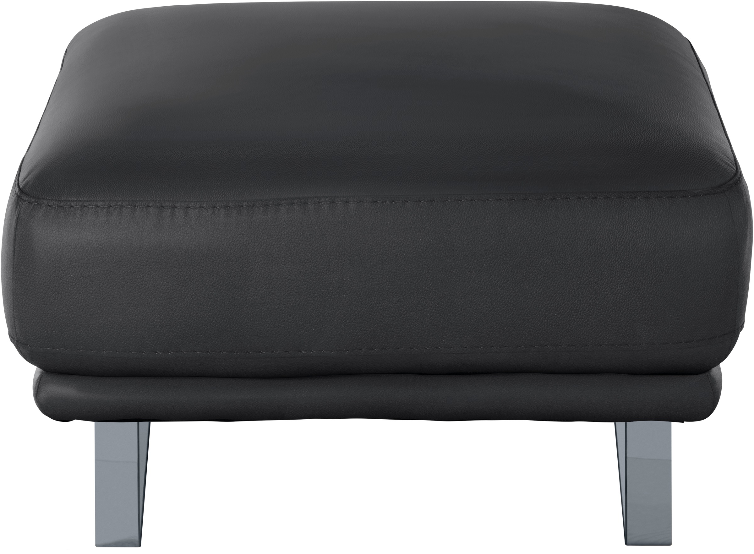 W.SCHILLIG Hocker »montanaa« mit Metallkufen in Silber matt, Breite 71 cm