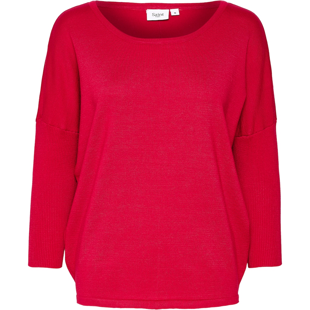 Saint Tropez Rundhalspullover »A2561, MilaSZ R-Neck Pullover«