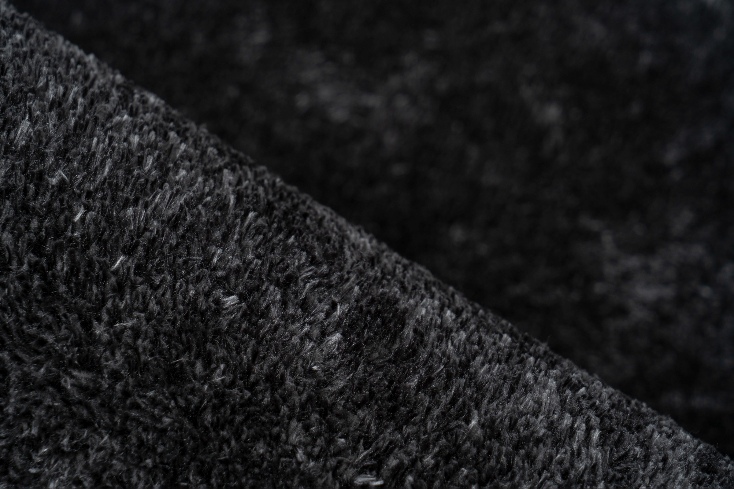 Hochflor-Teppich KAYOOM "Zone 825", graphit, B:80cm H:25mm L:150cm, Polyester, Teppiche, Hochflor, Shaggy, Langflor, Wohnzimmer 3