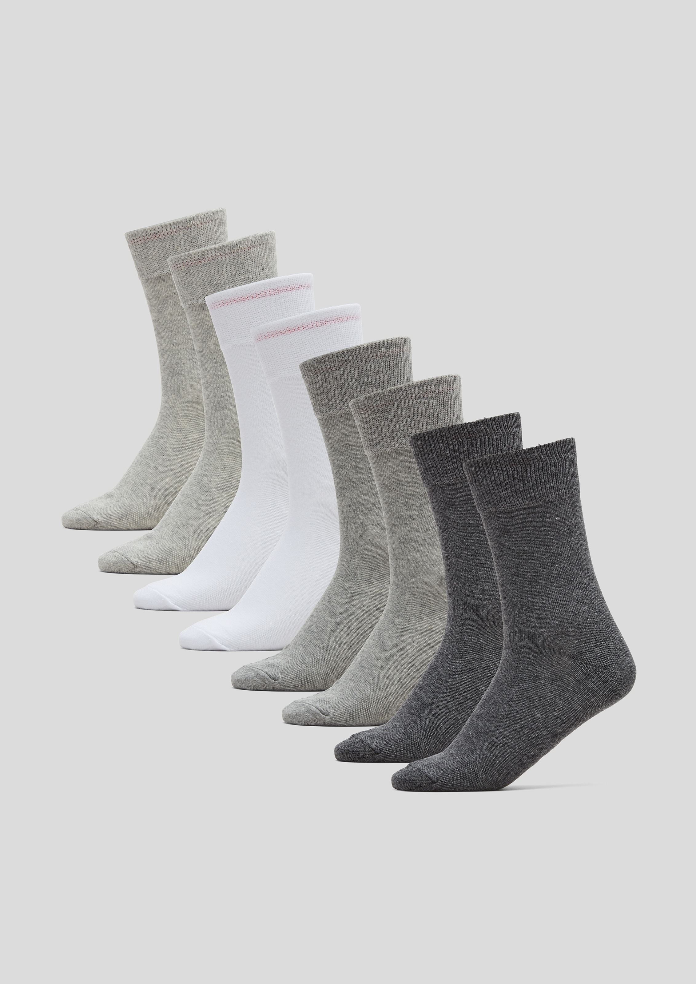 s.Oliver Socken "essentials", (8 Paar), mit weichem Bund günstig online kaufen