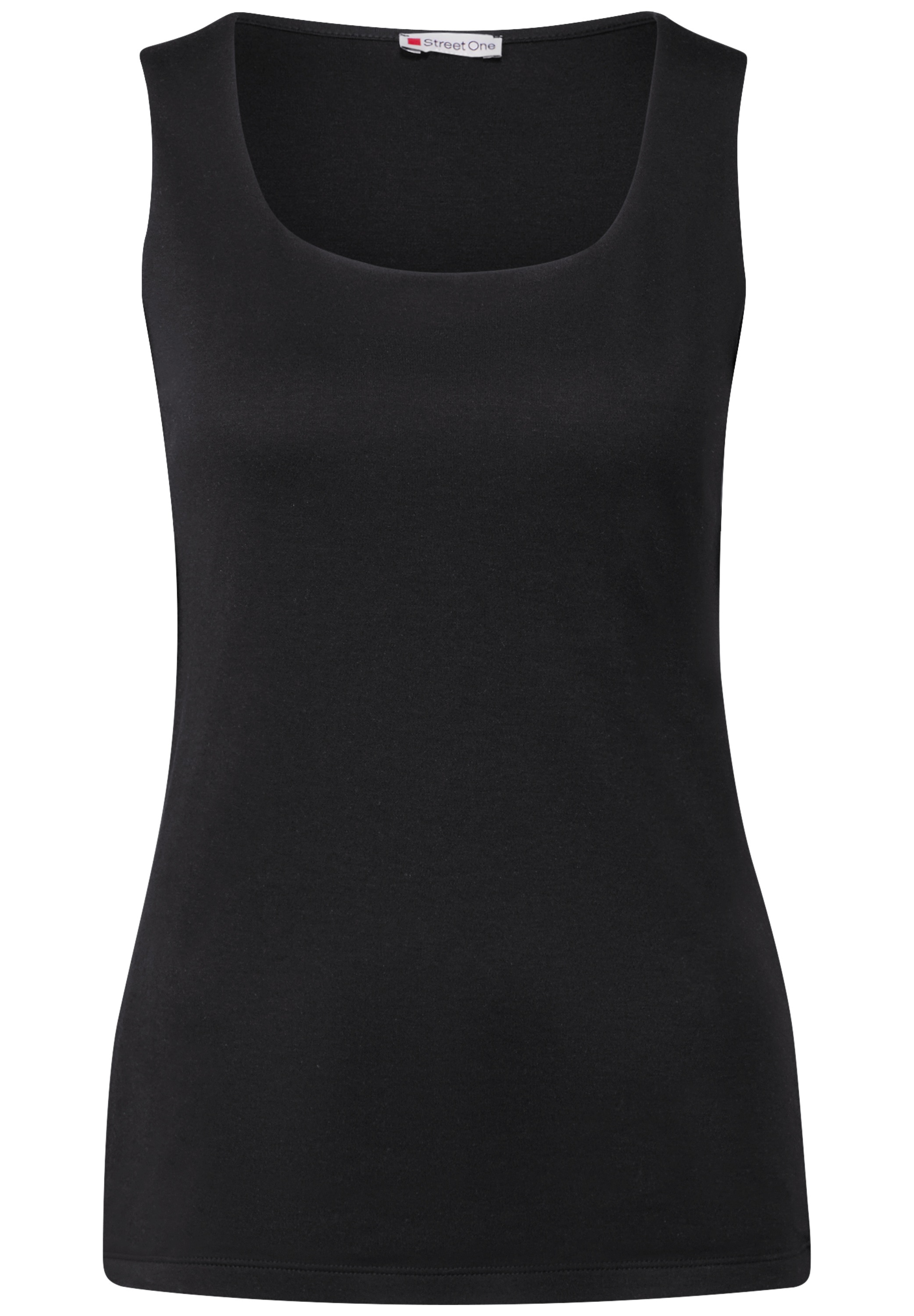 STREET ONE Rundhalsshirt, im soften Baumwoll-Mix