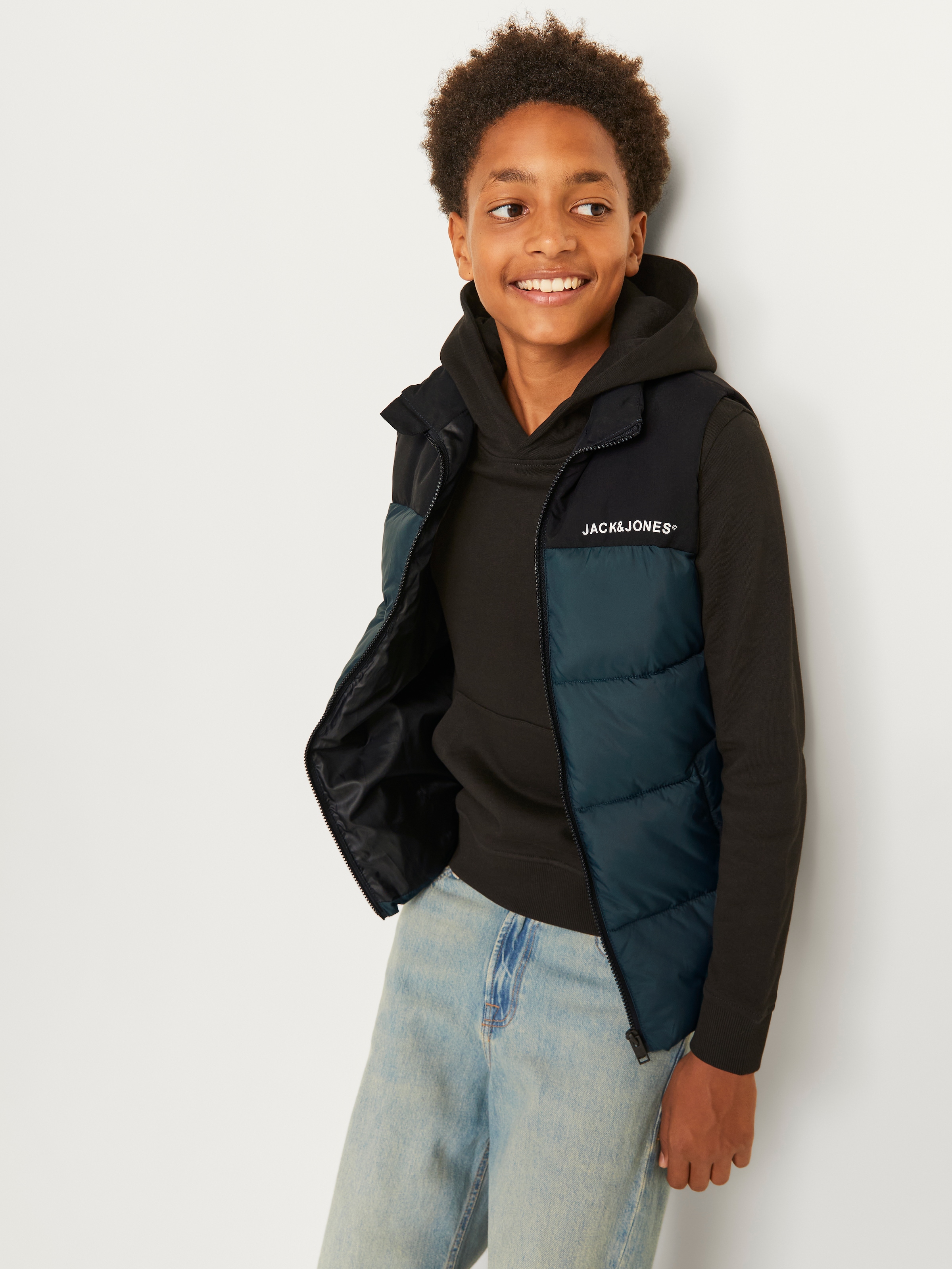 Jack & Jones Junior Kurzweste »JJMOON BODYWARMER STAND COLLAR JNR«