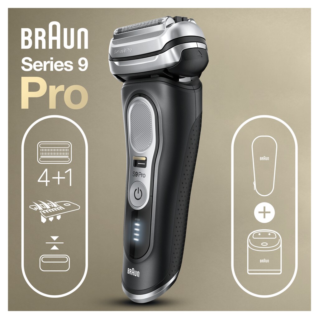 Braun Elektrorasierer »Series 9 Pro - 9460cc«, Reinigungsstation, 1 St. Aufsätze