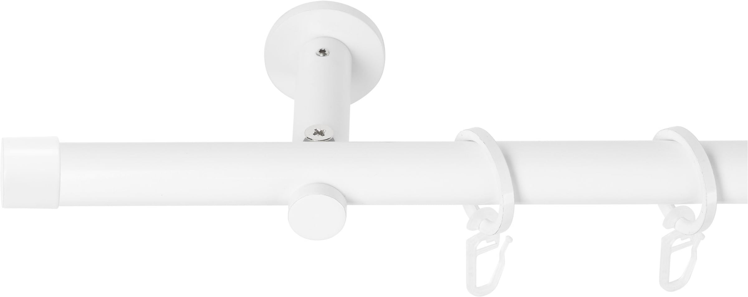SN DECO GROUP Gardinenstange Ø 19 mm 1 läufig-läufig Fixmaß;kürzbar
