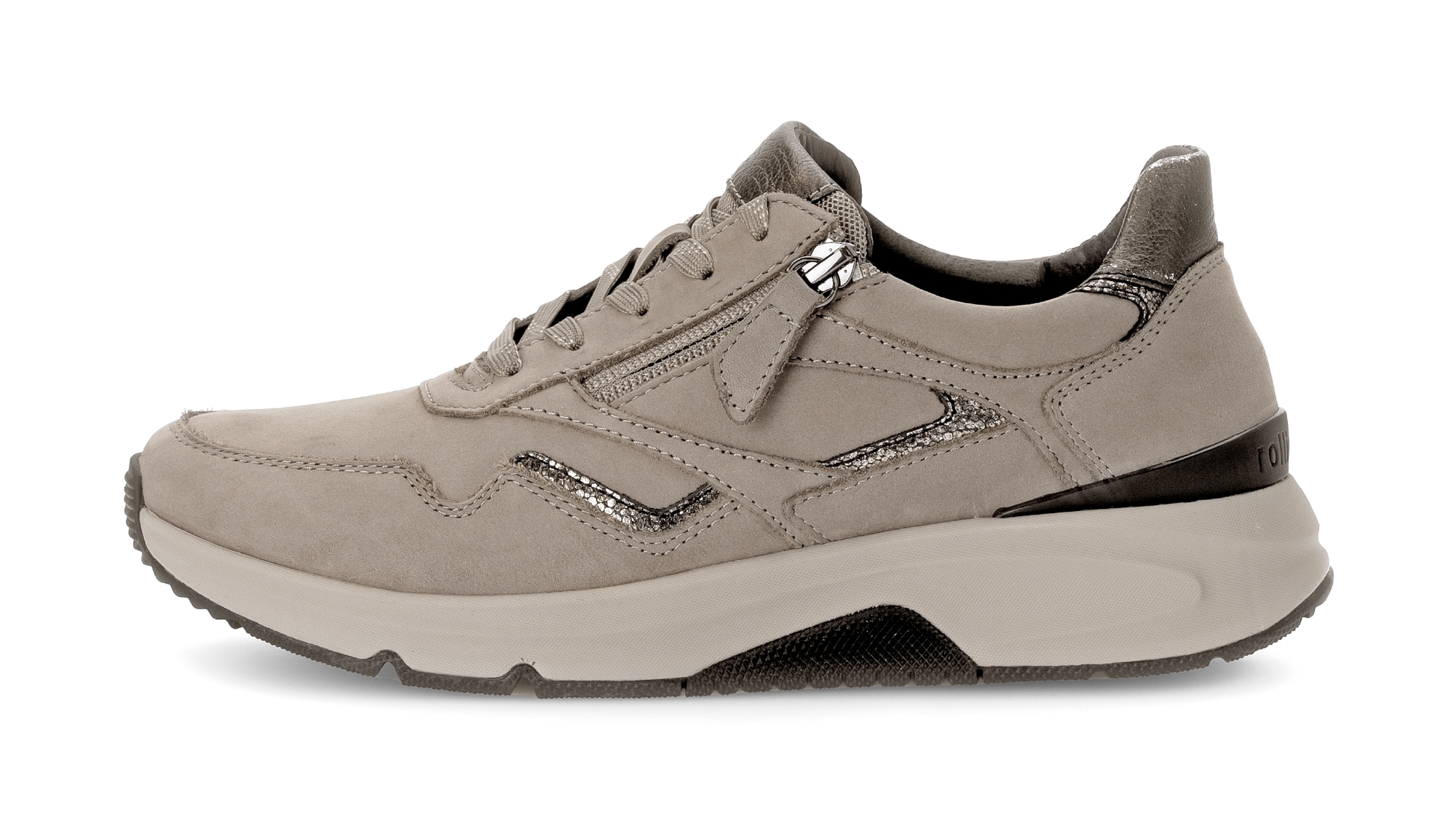 Gabor Rollingsoft Plateausneaker, Schnürschuh, Halbschuh mit der typischen rollingsoft-Laufsohle
