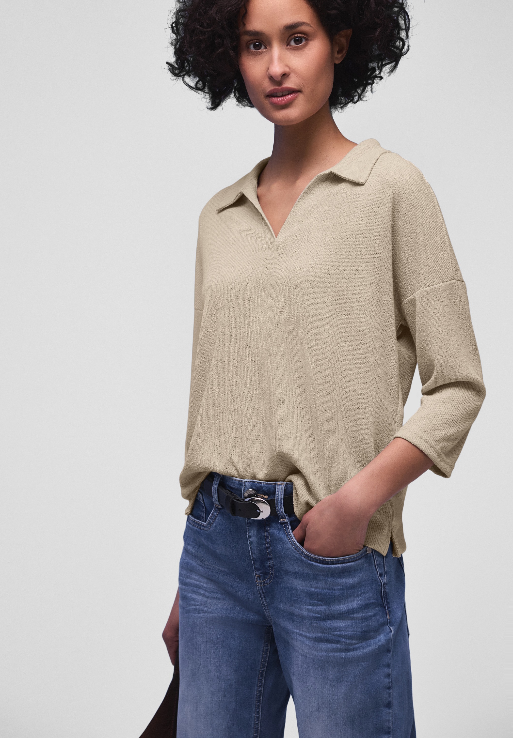 STREET ONE 3/4-Arm-Shirt mit 3/4 Ärmeln günstig online kaufen