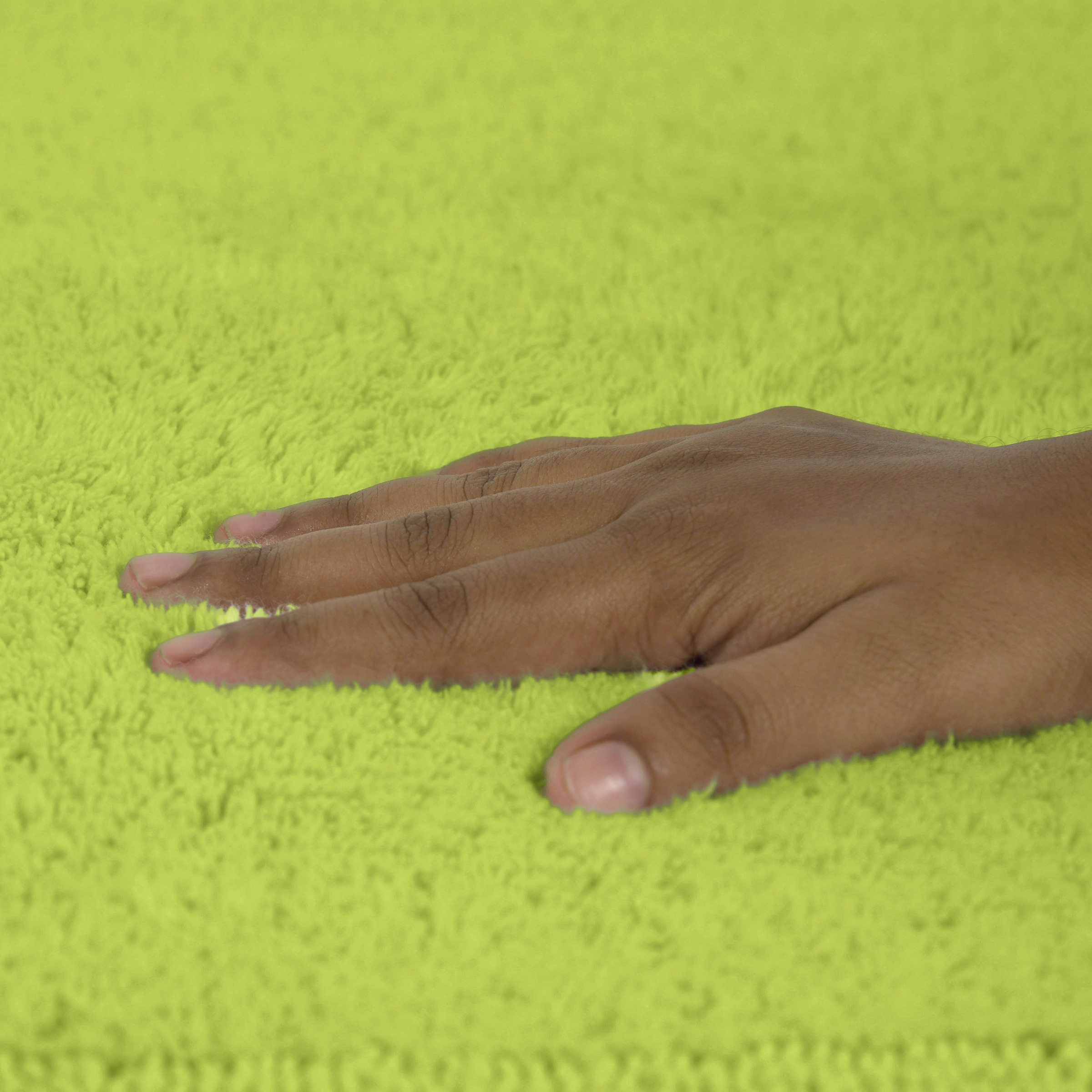 my home Badematte »Kapra, Badvorleger, Badezimmer Teppich« Höhe 14 mm beidseitig nutzbar | fußbodenheizungsgeeignet | strapazierfähig mit Bordüre, Badteppich, Badematte, Baumwolle