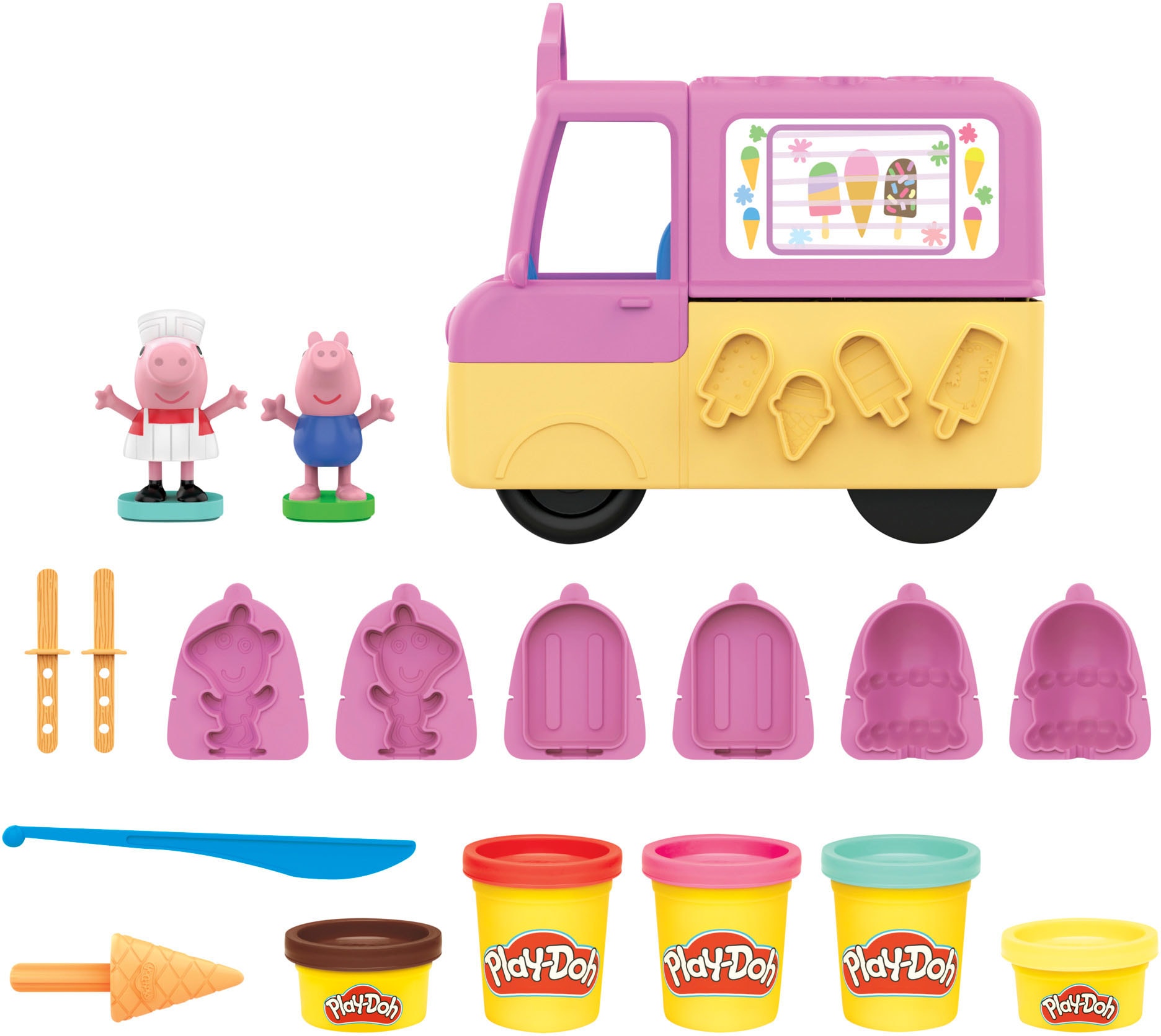 Hasbro Knete »Play-Doh Peppas Eiswagen«