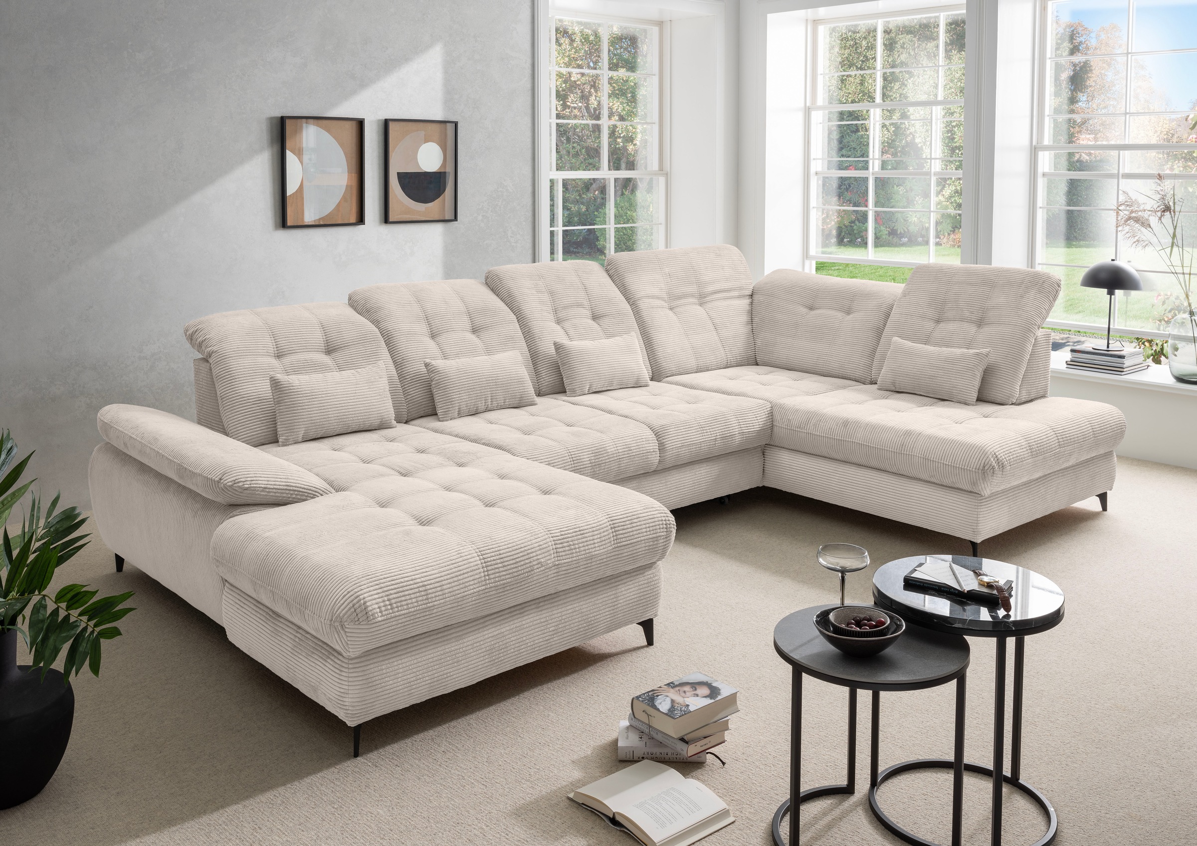 Home affaire Wohnlandschaft "Delphino" günstig online kaufen