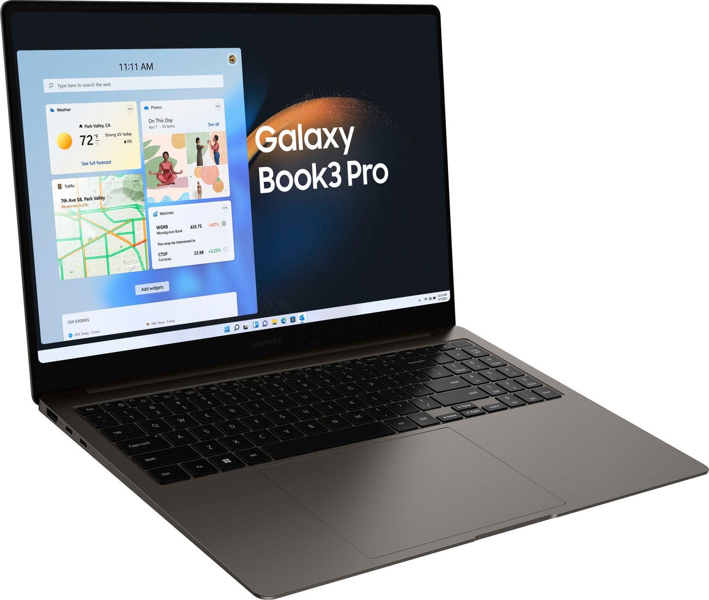 Samsung Notebook »Galaxy Book3 Pro«, 40,62 cm, / 16 Zoll, Intel, Core i7, Iris Xe Graphics, 512 GB SSD