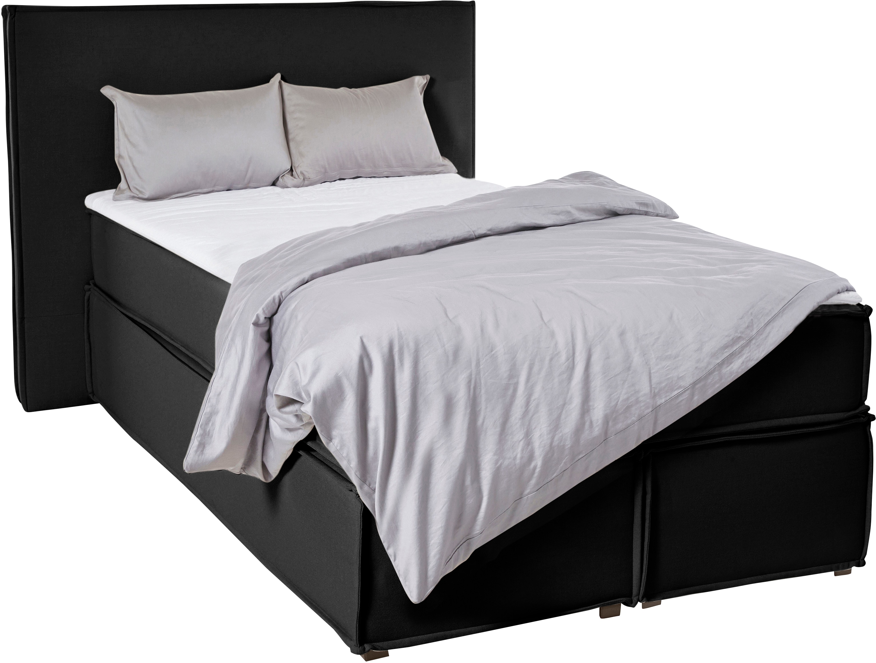 LeGer Home by Lena Gercke Boxspringbett "Yuma" incl. Topper, in 4 Breiten, 3 Matratzenarten und je 2 Härtegraden