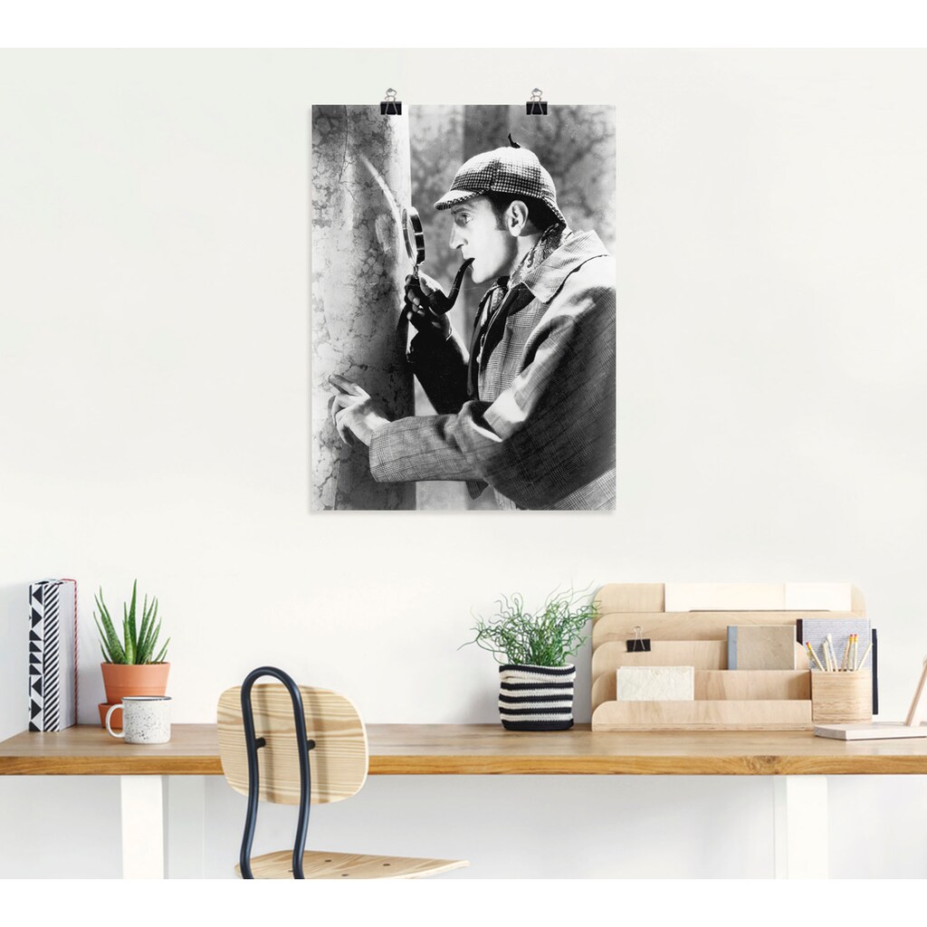 Artland Wandbild »Sherlock Holmes 1939«, Film, (1 St.)