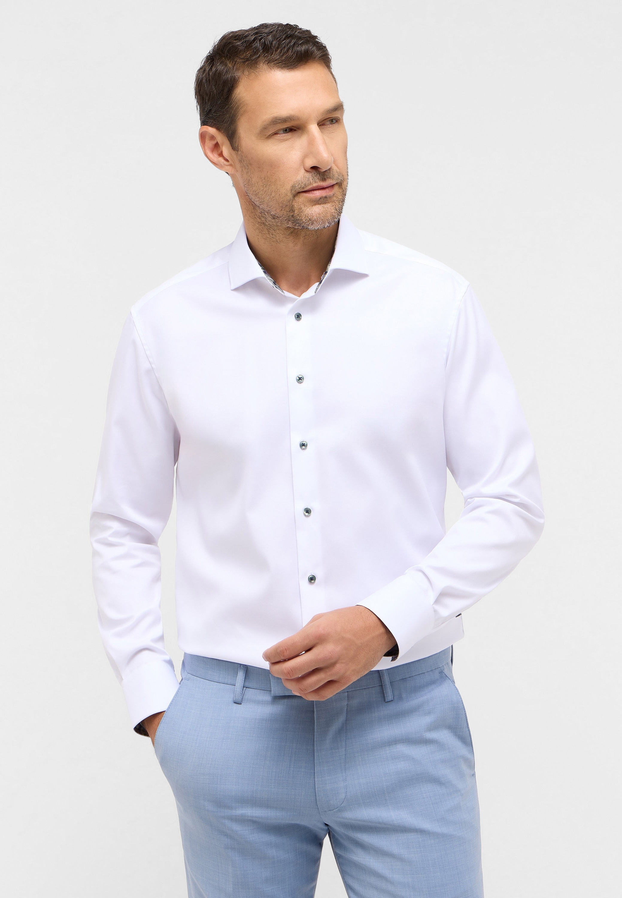 Eterna Langarmhemd "MODERN FIT", NON IRON (bügelfrei) günstig online kaufen