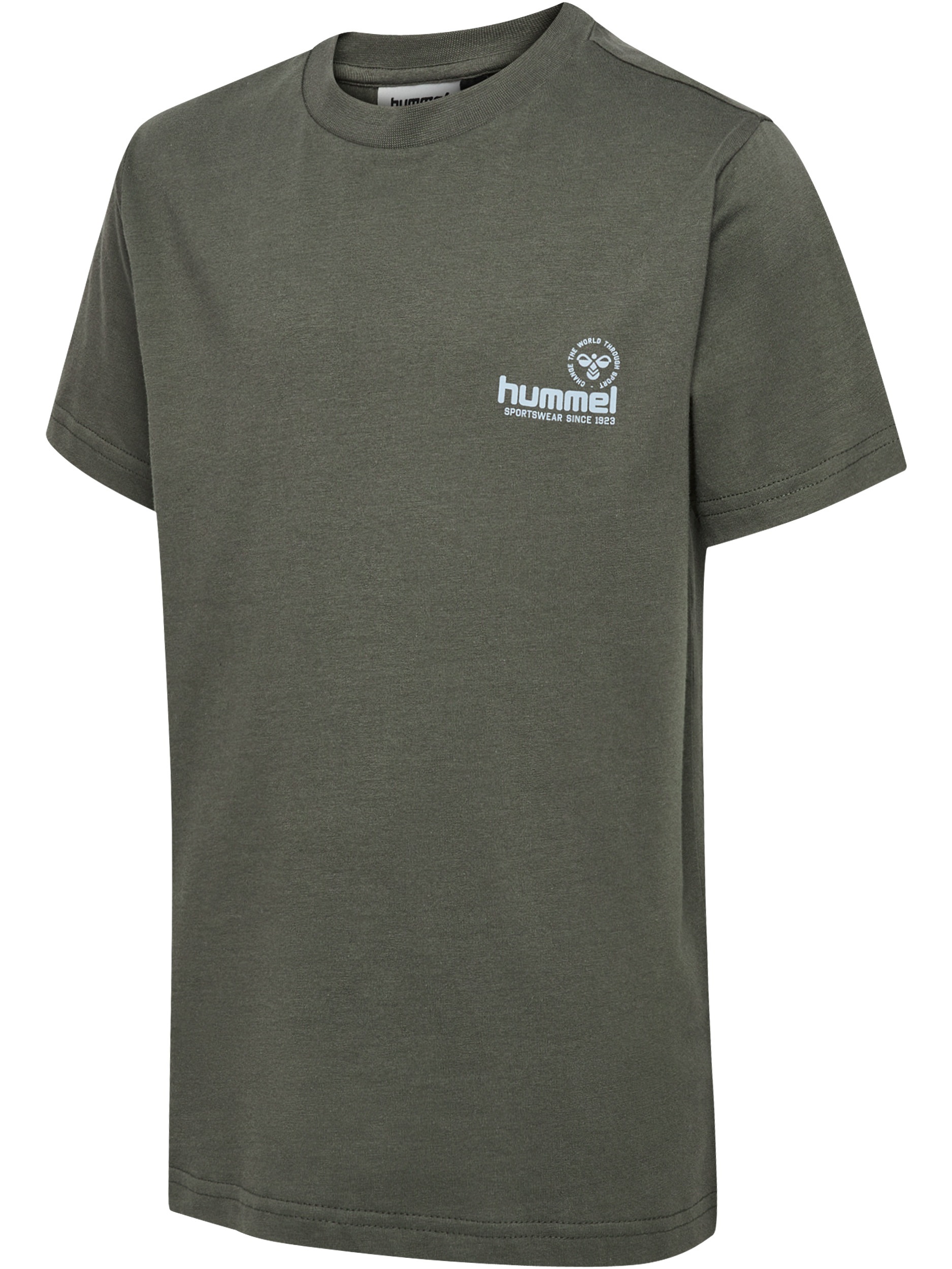 hummel T-Shirt "HMLJR REG GRAPHIC T-SHIRT S/S" normale Passform, für Kinder und Jugendliche, aus Baumwolle