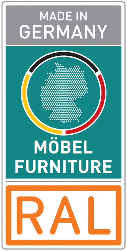 rauch Futonbett »Bett Doppelbett Holzbett SAJO«, mit Farb-Absetzungen in komfortabler Sitzhöhe MADE IN GERMANY